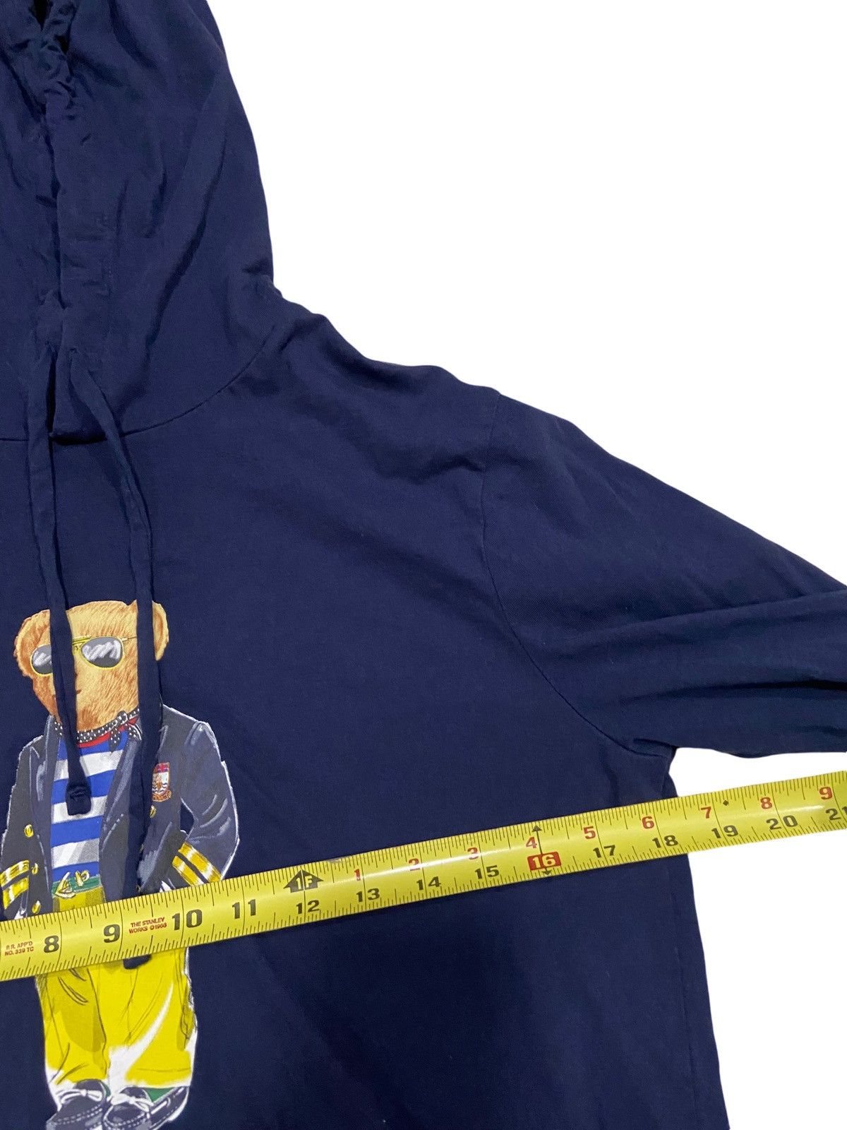 Polo Ralph Lauren × Ralph Lauren × Vintage POLO RALPH LAUREN Royal Blue POLO BEAR Hooded Shirt Size S Size US S / EU 44-46 / 1 - 8 Thumbnail