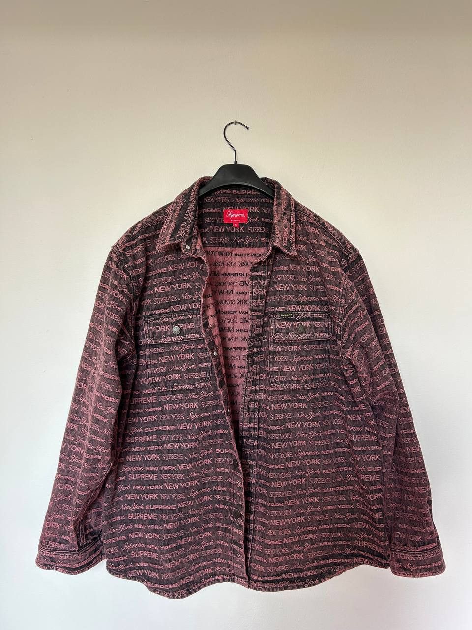 Supreme Supreme Multi Type Jacquard Denim Shirt Overshirt Jacket Size US XL / EU 56 / 4 - 2 Thumbnail