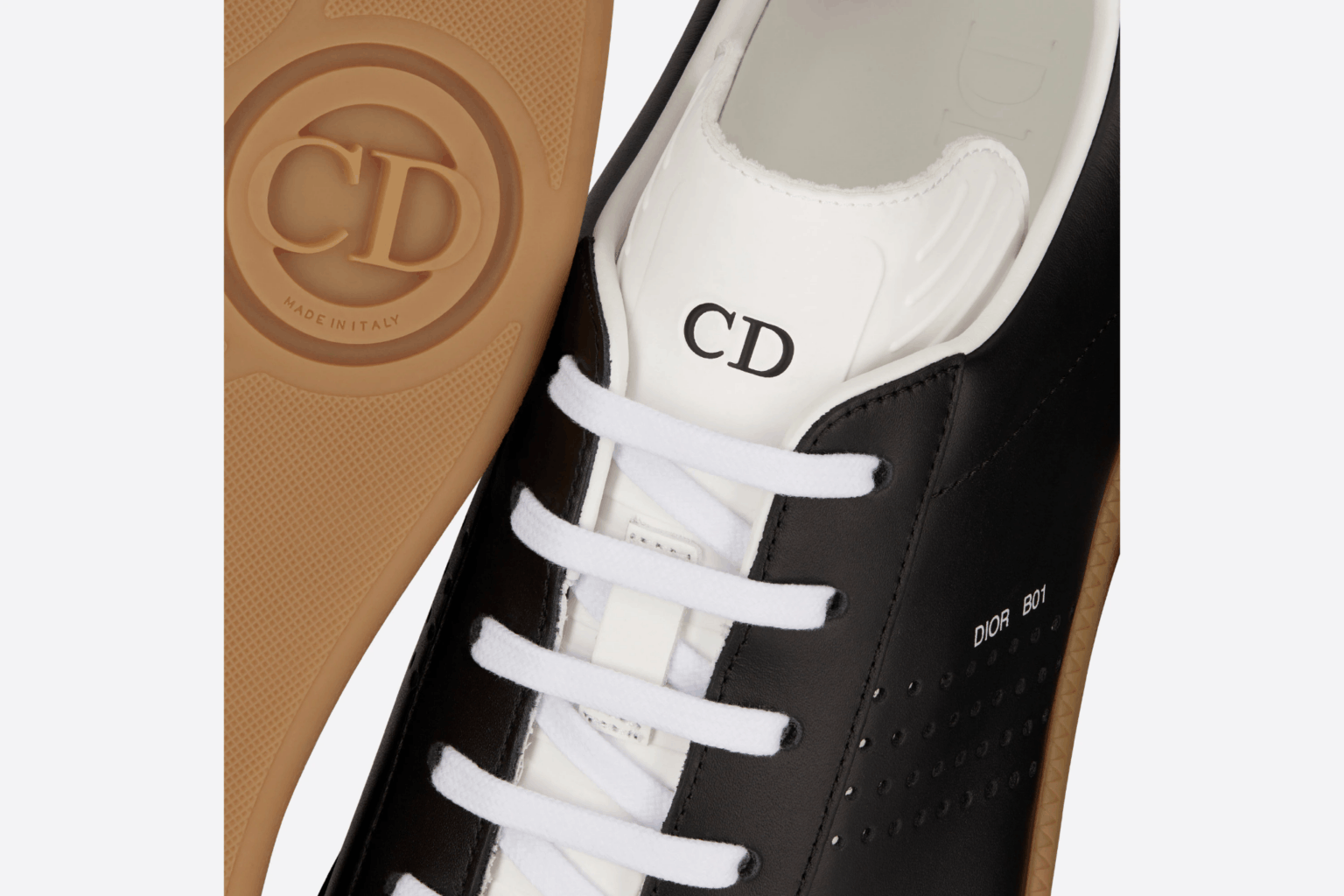 Dior o1w1db10825 3SN225 B01 Low-Top Sneakers in Black Size US 7 / EU 40 - 4 Thumbnail