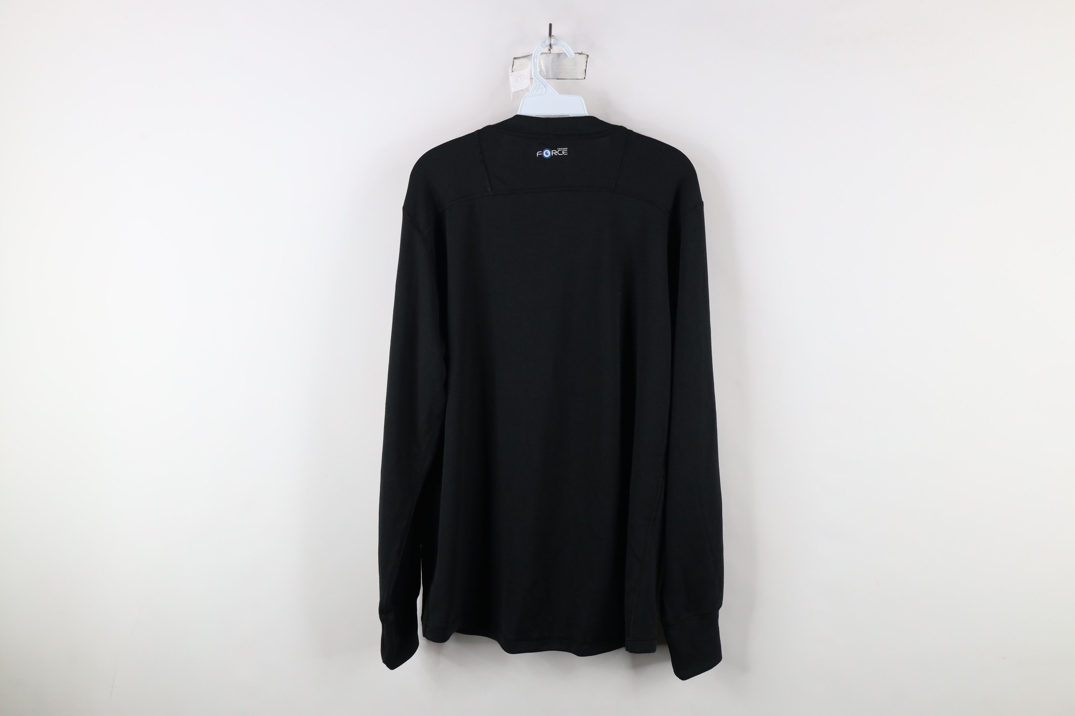 Carhartt × Vintage Vintage Carhartt Thermal Knit Long Sleeve T-Shirt Black Size US L / EU 52-54 / 3 - 9 Thumbnail