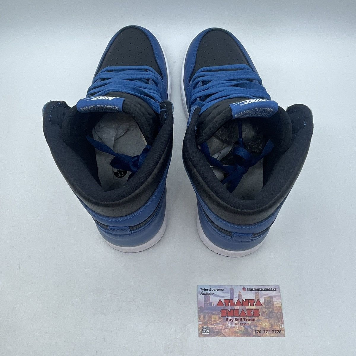 Jordan Brand Air Jordan 1 high dark marine blue Size US 9.5 / EU 42-43 - 6 Thumbnail