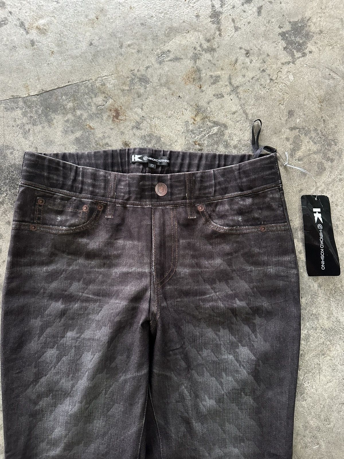 Hiroko Koshino Homme Hiroko Koshino Legging Pant Size 28" / US 6 / IT 42 - 2 Thumbnail