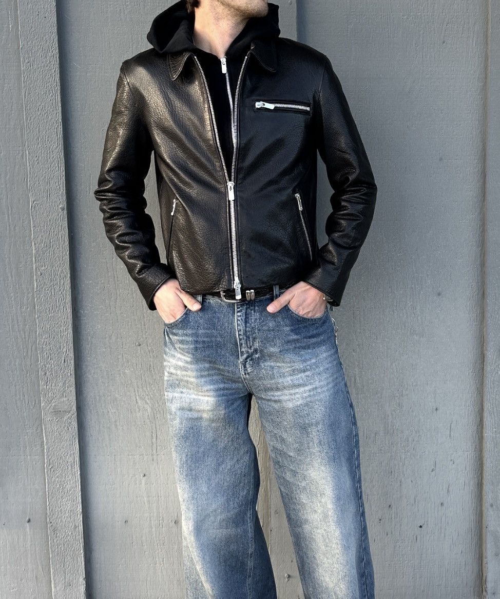 Pearled Ivory GRAIN BLOUSON JACKET (BLACK) Size US M / EU 48-50 / 2 - 6 Thumbnail