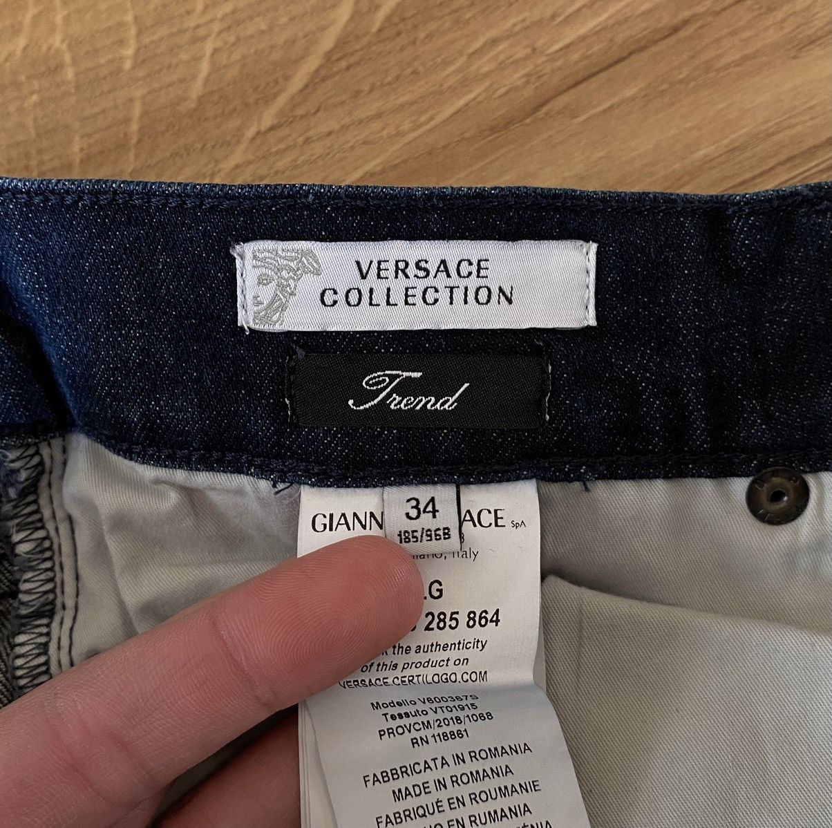 Versace Versace Medusa Metal Logo Denim Pants x Luxury x Streetwear Size US 34 / EU 50 - 8 Thumbnail