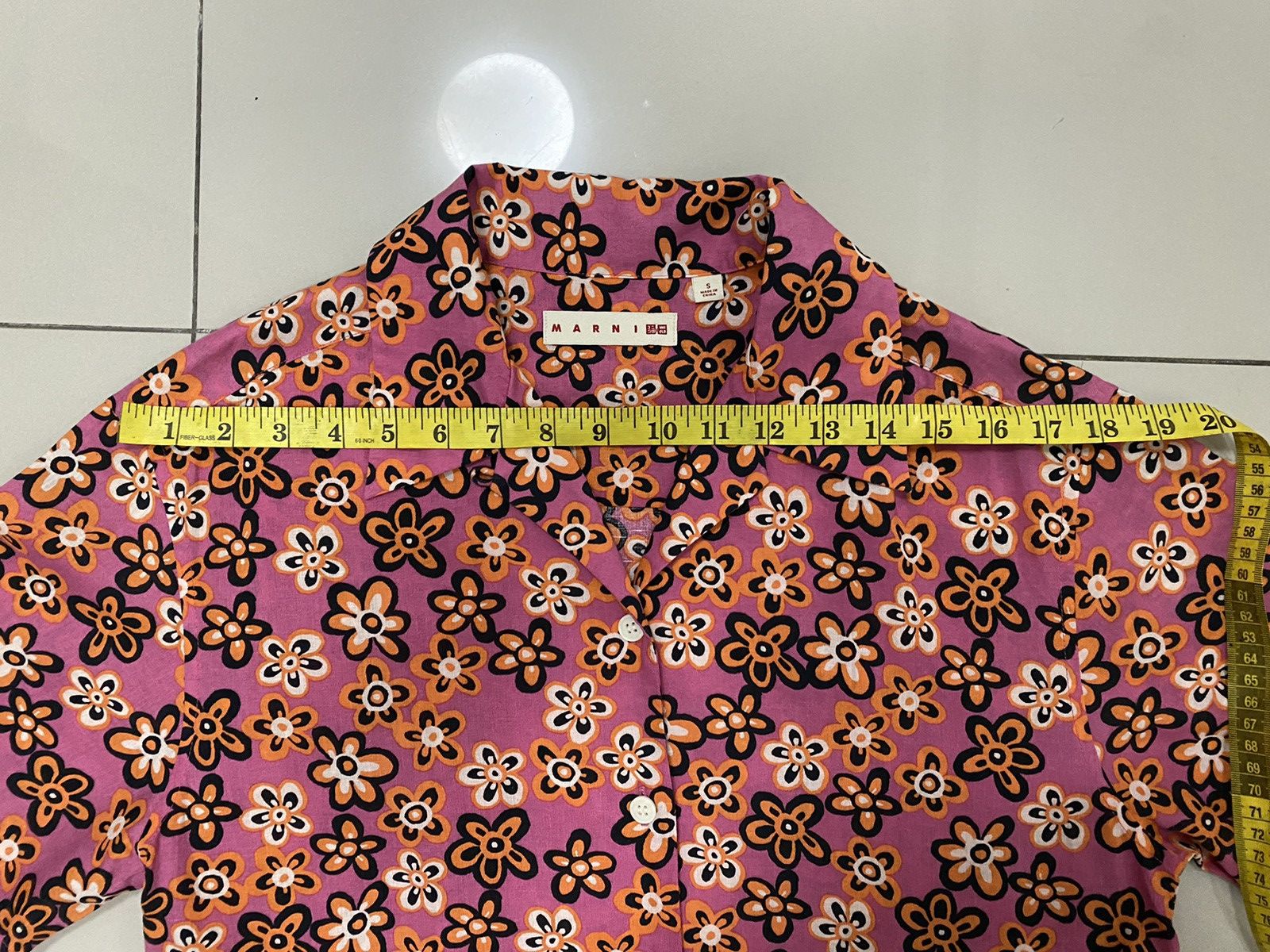 Marni × Uniqlo Uniqlo Marni Open Collar Short Sleeve Pleated Dress Size S / US 4 / IT 40 - 7 Thumbnail