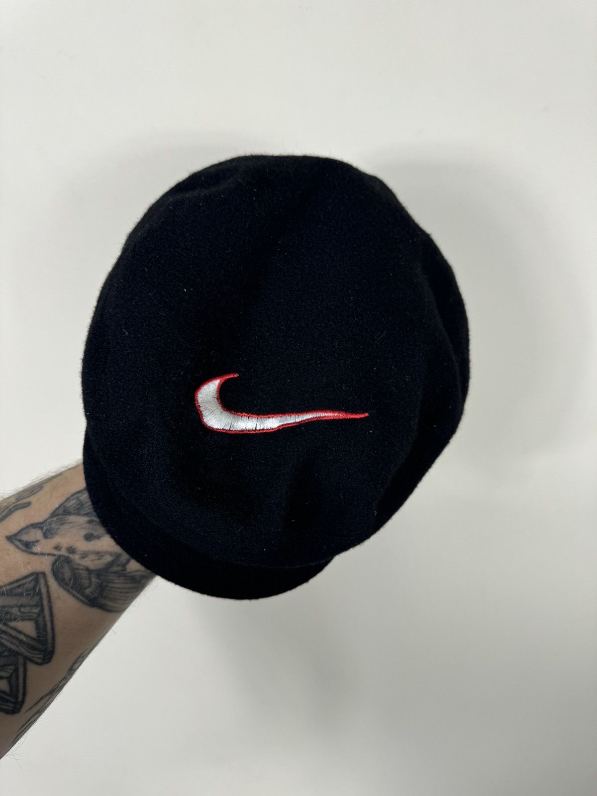 Nike × Vintage Vintage Nike USA 90s Baretta/Flat Hat Big Swoosh Size ONE SIZE - 2 Thumbnail