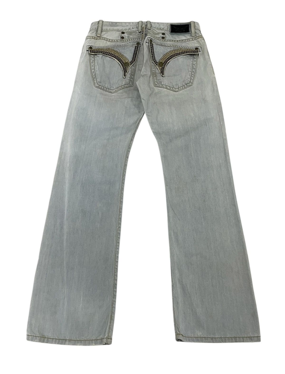 Robins Jeans Distressed Flare Jeans