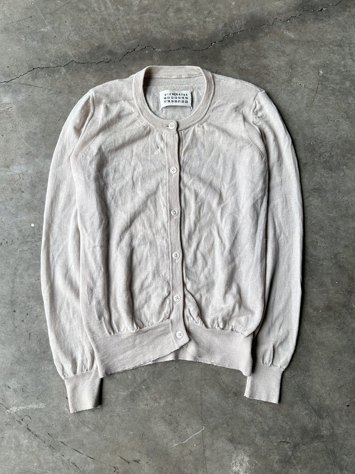 image of Maison Margiela Beige Cardigan, Women's (Size Small)