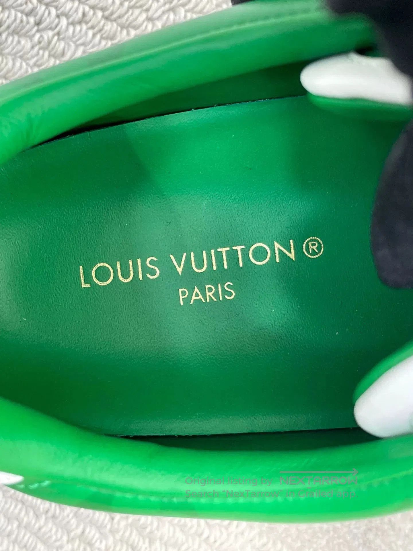 Louis Vuitton LV White Green Colorblock Casual Shoes. Size US 6.5 / IT 36.5 - 8 Thumbnail