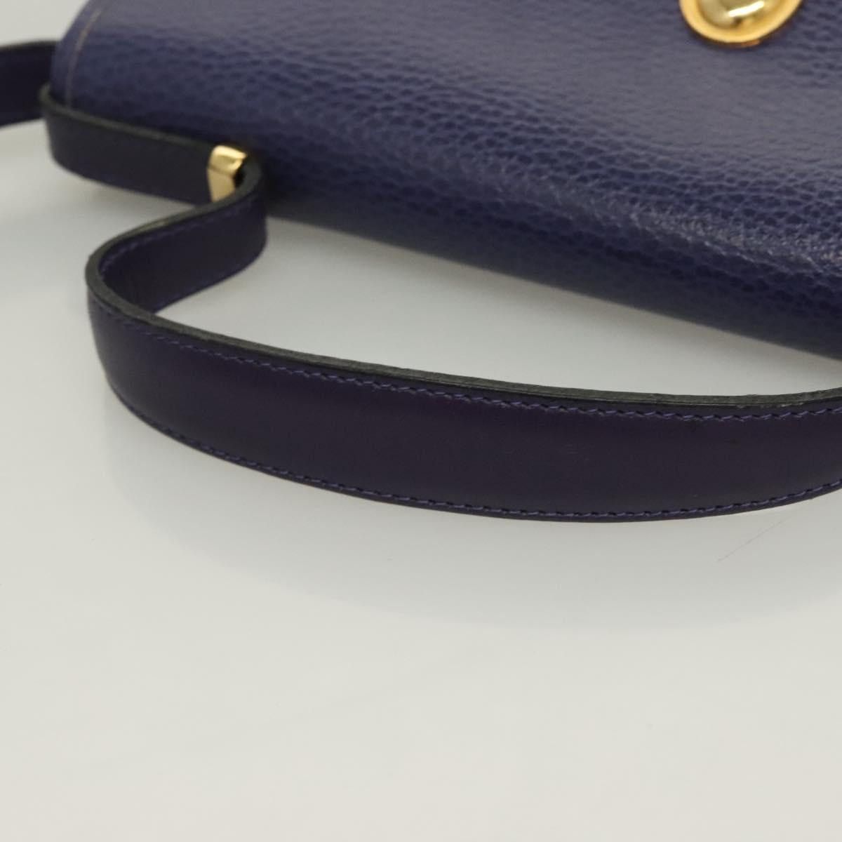 Dior DIOR Hand Bag Leather Gold Purple Gray Size ONE SIZE - 7 Thumbnail