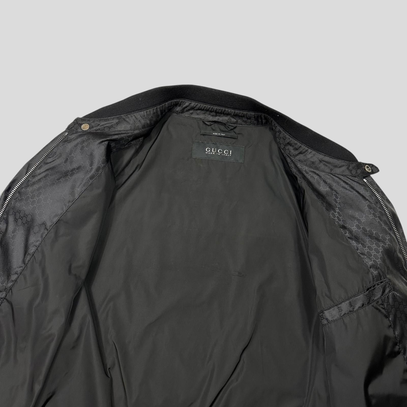Gucci Gucci 2012 Nylon Monogram GG Web Logo Bomber Jacket IT52 (L) Size US L / EU 52-54 / 3 - 4 Thumbnail
