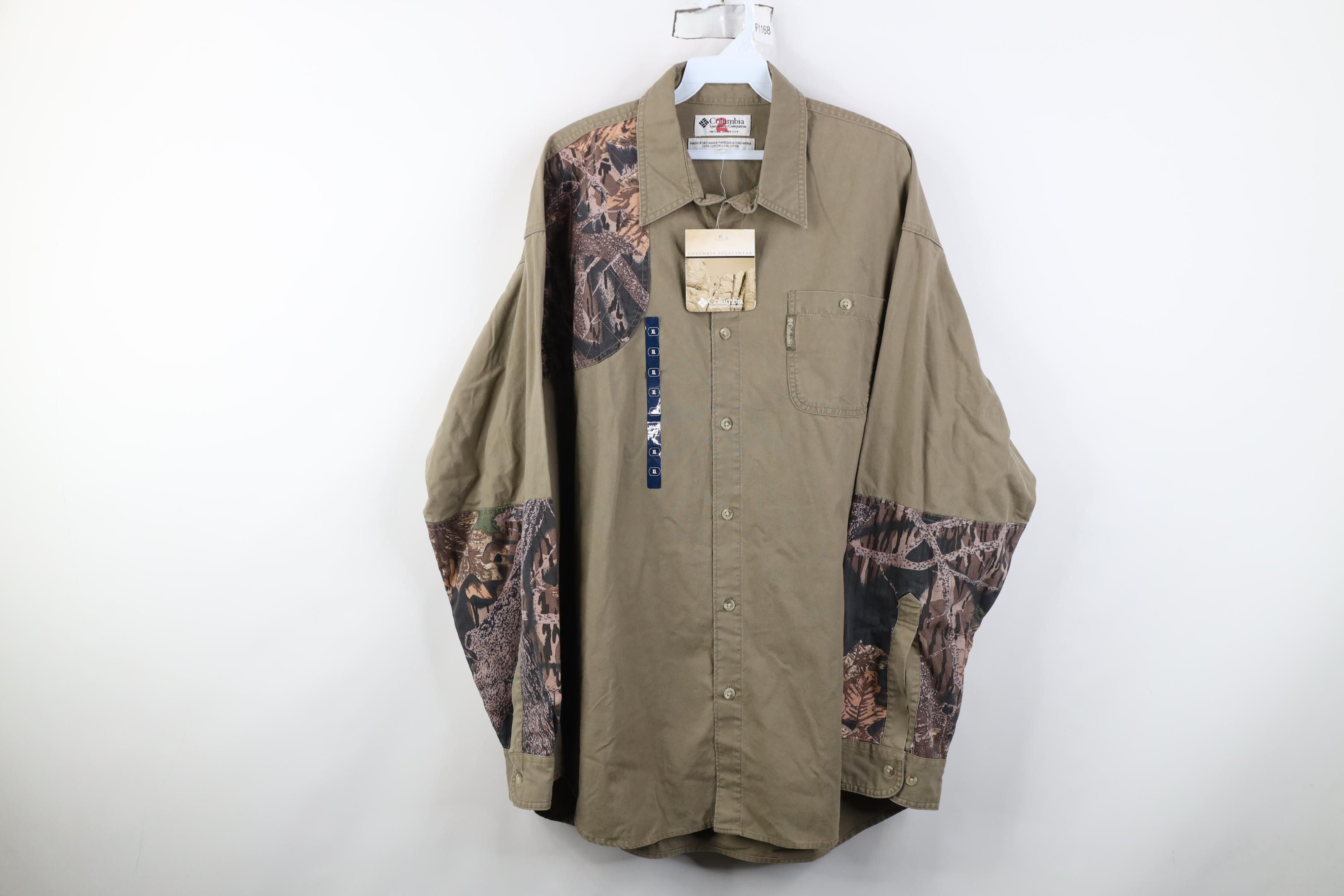 Columbia Deadstock Vintage 90s Columbia Shooting Hunting Button Shirt Size US XL / EU 56 / 4 - 1 Thumbnail