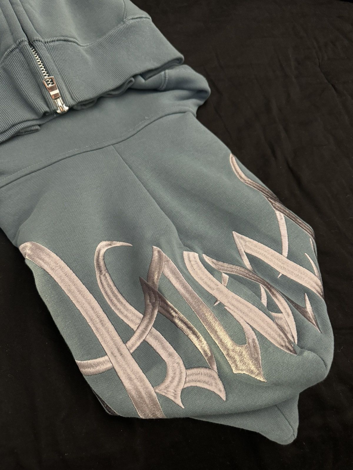 Revenge Revenge Full Zip Embroidered Hoodie Size US M / EU 48-50 / 2 - 2 Thumbnail
