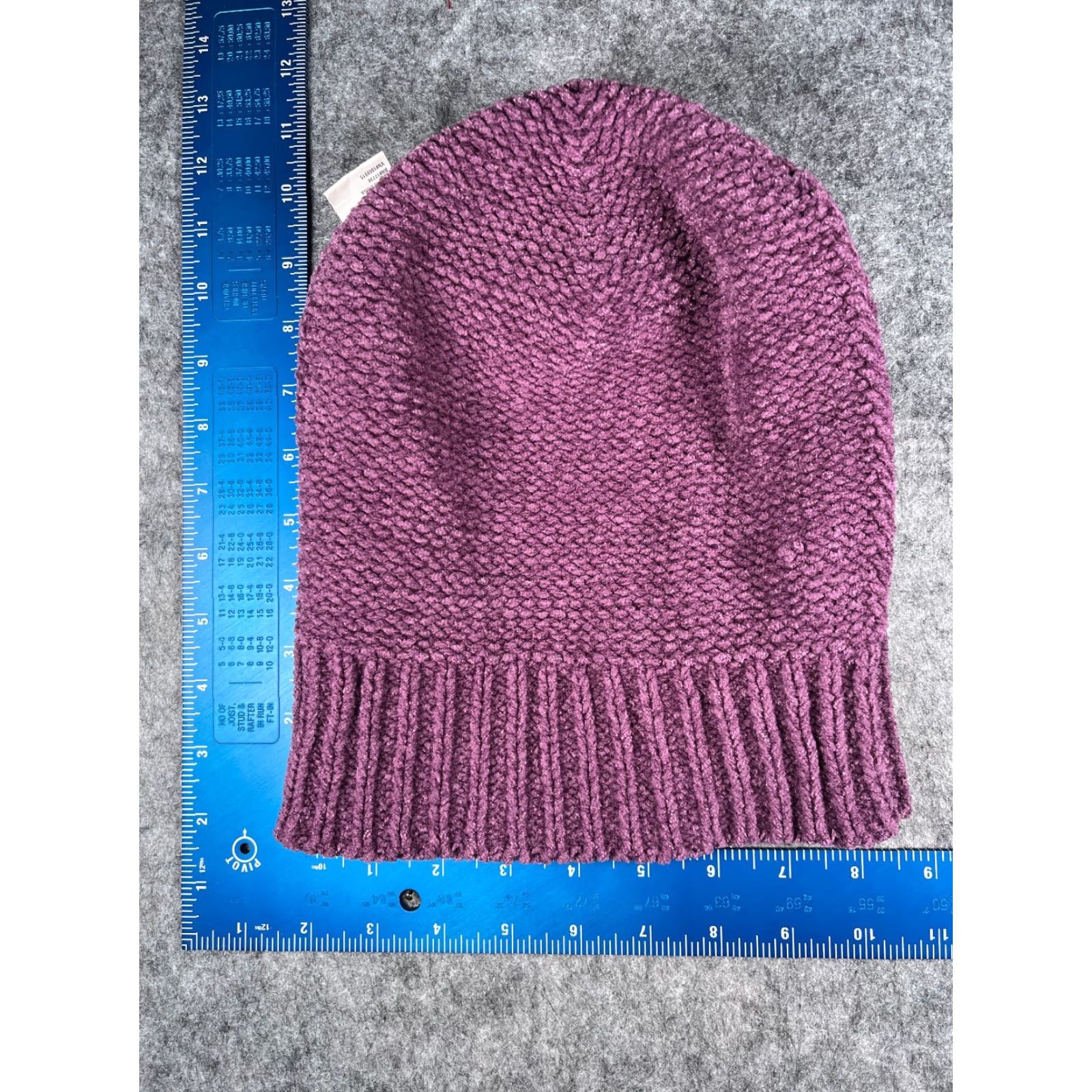 Vintage Target Hat Beanie One Size Purple Knit Polyester Rayon Blend Ski Outdoor Size ONE SIZE - 5 Thumbnail