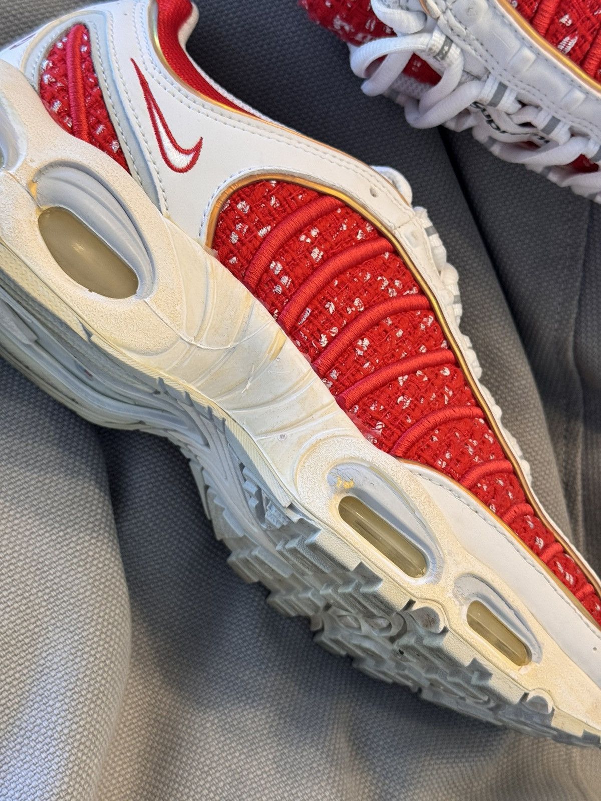 Nike × Supreme Nike Air Max Tailwind 4 x Supreme Shoes Size US 9 / EU 42 - 11 Thumbnail