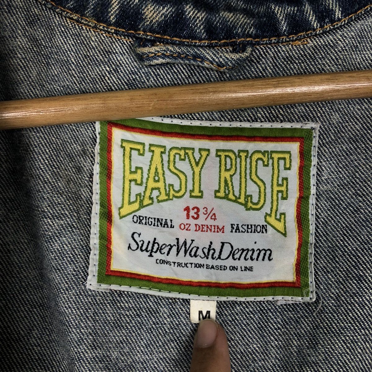 Japanese Brand 🔥90’s Vintage Cropped Denim Jacket Biker Easy Rise Japan Size US M / EU 48-50 / 2 - 16 Thumbnail