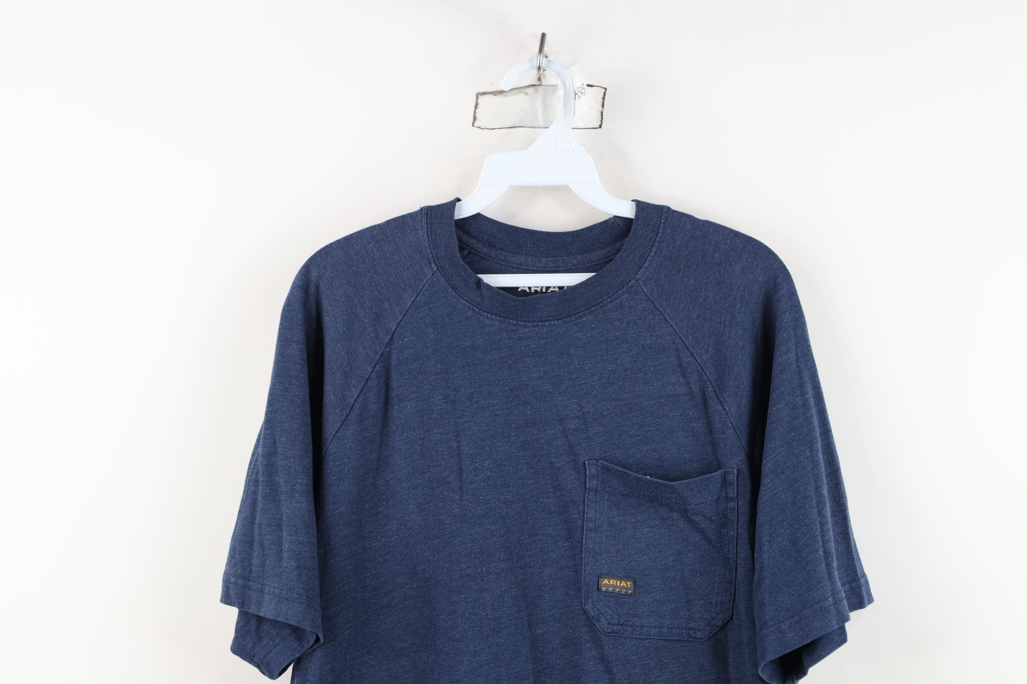 Ariat Ariat Rebar Workwear Short Sleeve Pocket T-Shirt Blue Size US M / EU 48-50 / 2 - 2 Thumbnail