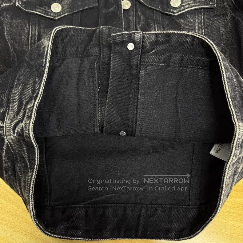Givenchy Givenchy Size36 Black Washed Distressed Denim Jacket Size US M / EU 48-50 / 2 - 5 Thumbnail