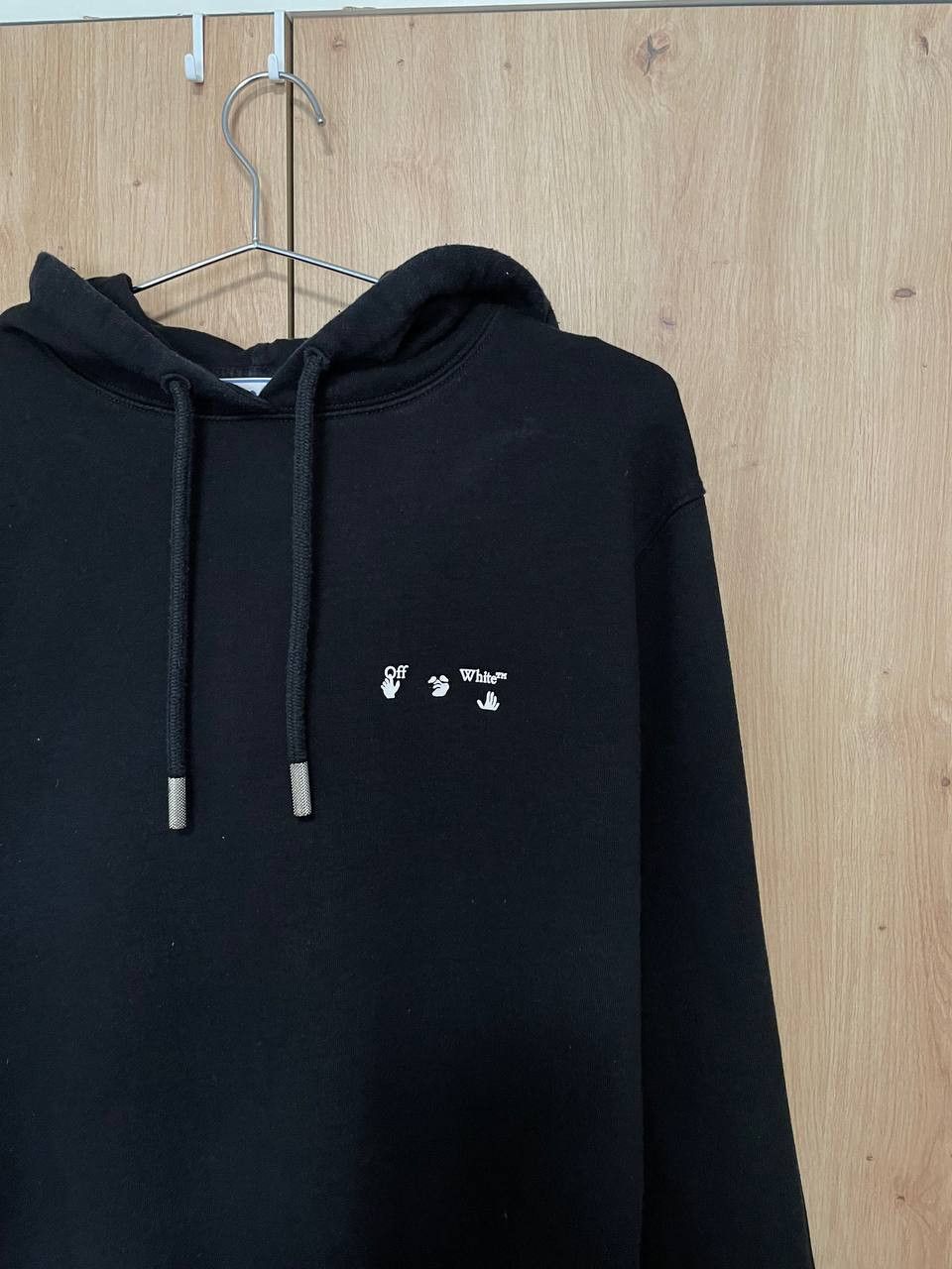 Off-White Off-White Black Small Logo Hoodie Size US M / EU 48-50 / 2 - 2 Thumbnail