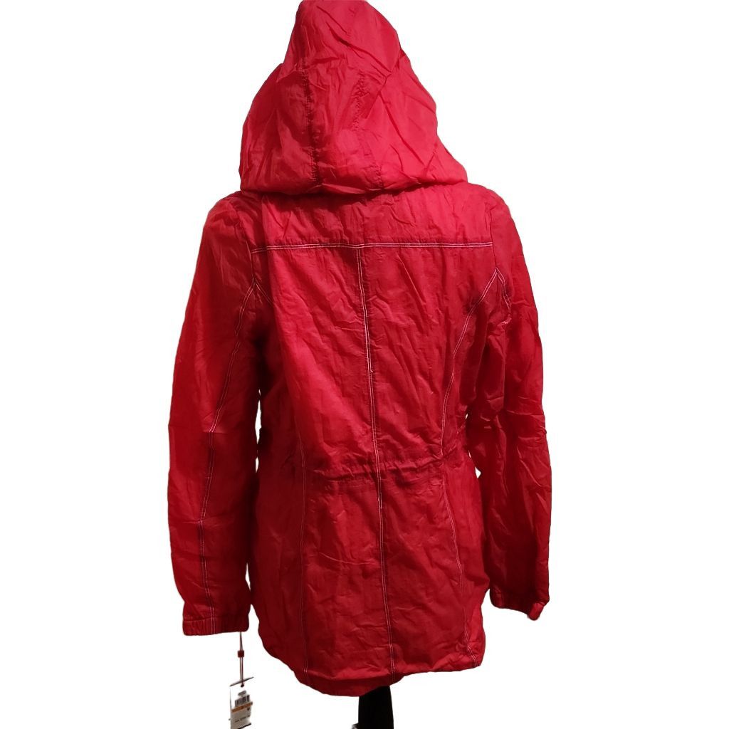 Tommy Hilfiger Tommy Hilfiger Sport Ladies Size Small Red Hooded Windbreake Size S / US 4 / IT 40 - 4 Thumbnail