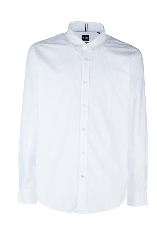 Hugo Boss HUGO BOSS Men Long Tops 50497037 100 WHITE Size US L / EU 52-54 / 3 - 1 Thumbnail