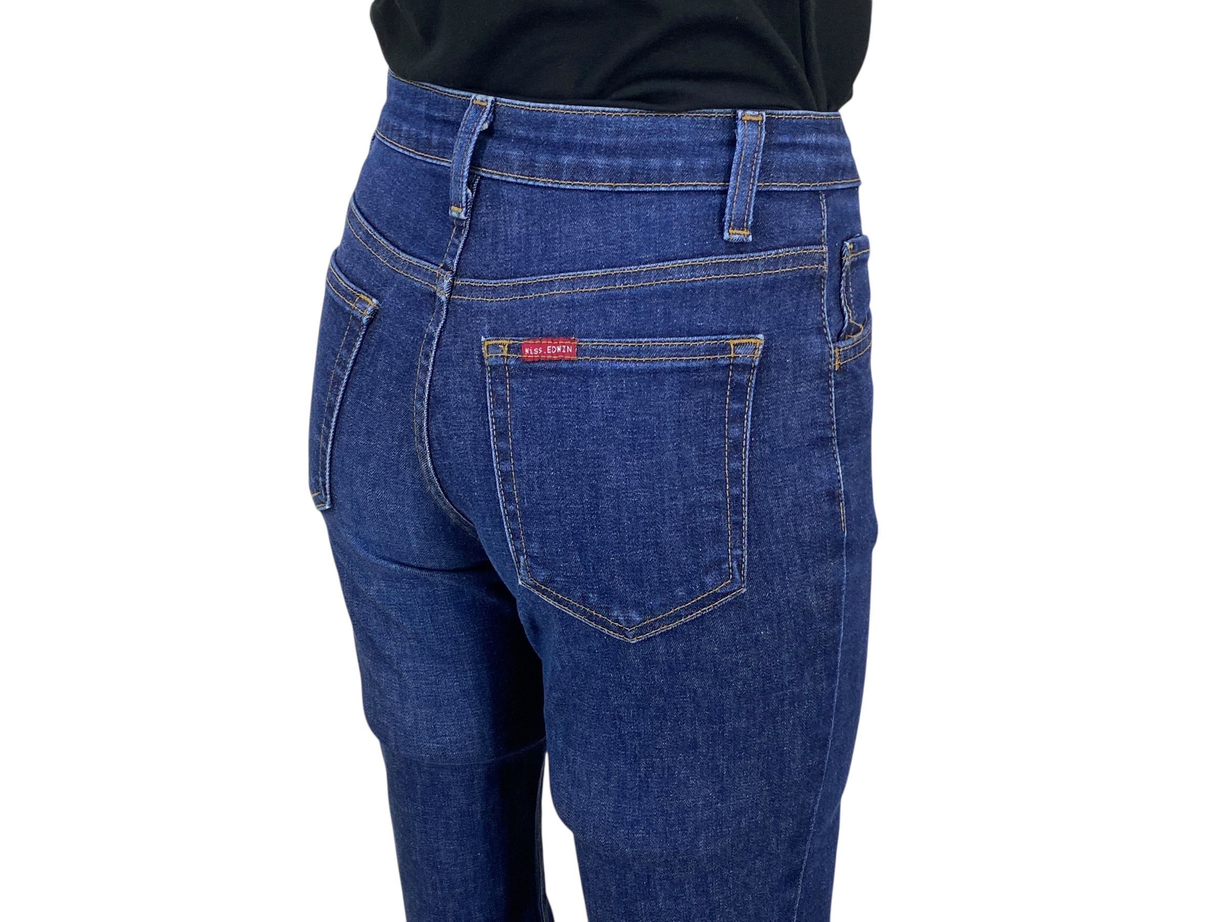 Edwin Mid Rise Women Flare Jeans Size 28" / US 6 / IT 42 - 7 Thumbnail