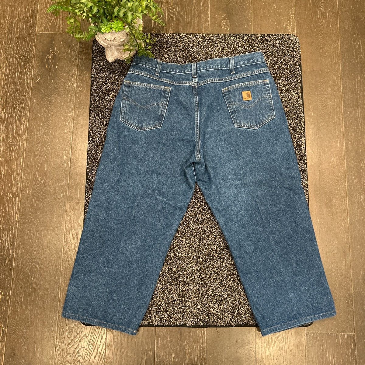 Carhartt Carhart blue jeans leather patch Size US 40 / EU 56 - 2 Thumbnail