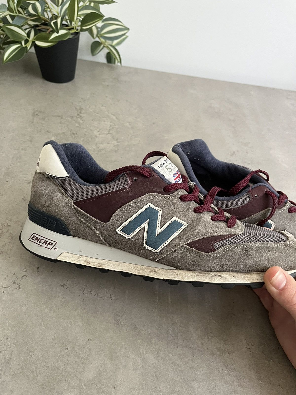 New Balance × Vintage Vintage Rare New Balance 577 made in England us 8.5 42 Size US 8.5 / EU 41-42 - 10 Thumbnail
