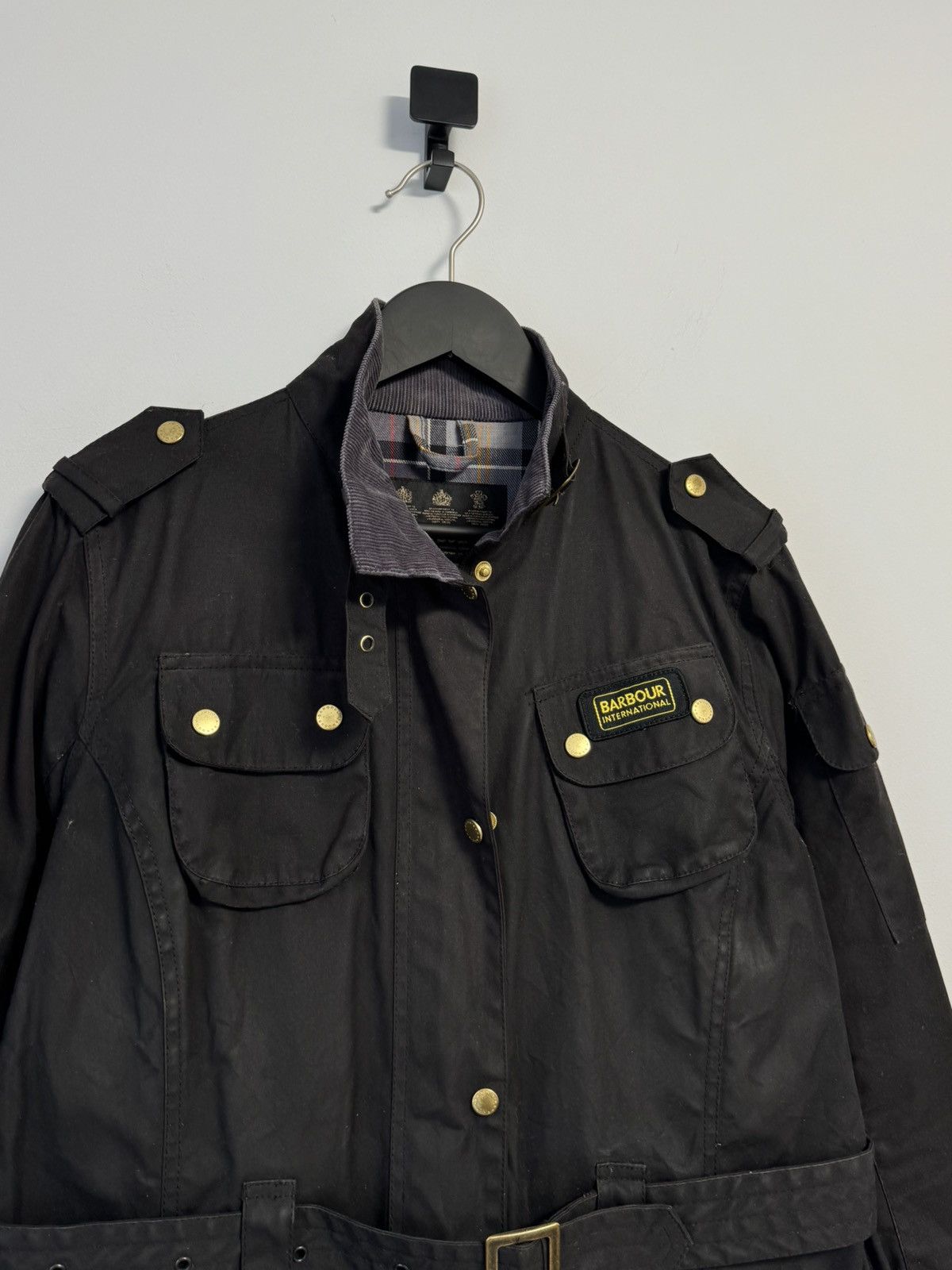 Barbour Barbour International L1925 Wax Made In England Motorcycle Size XL / US 12-14 / IT 48-50 - 2 Thumbnail