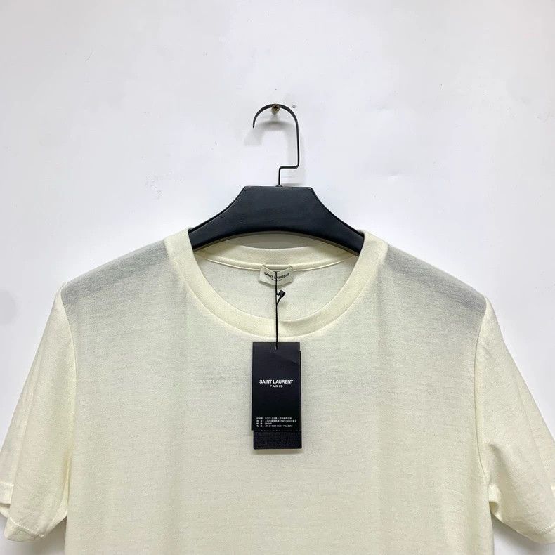 Saint Laurent Paris saint Laurent parisSolid short-sleeved T-shirt 2503-Nextar Size US L / EU 52-54 / 3 - 3 Thumbnail