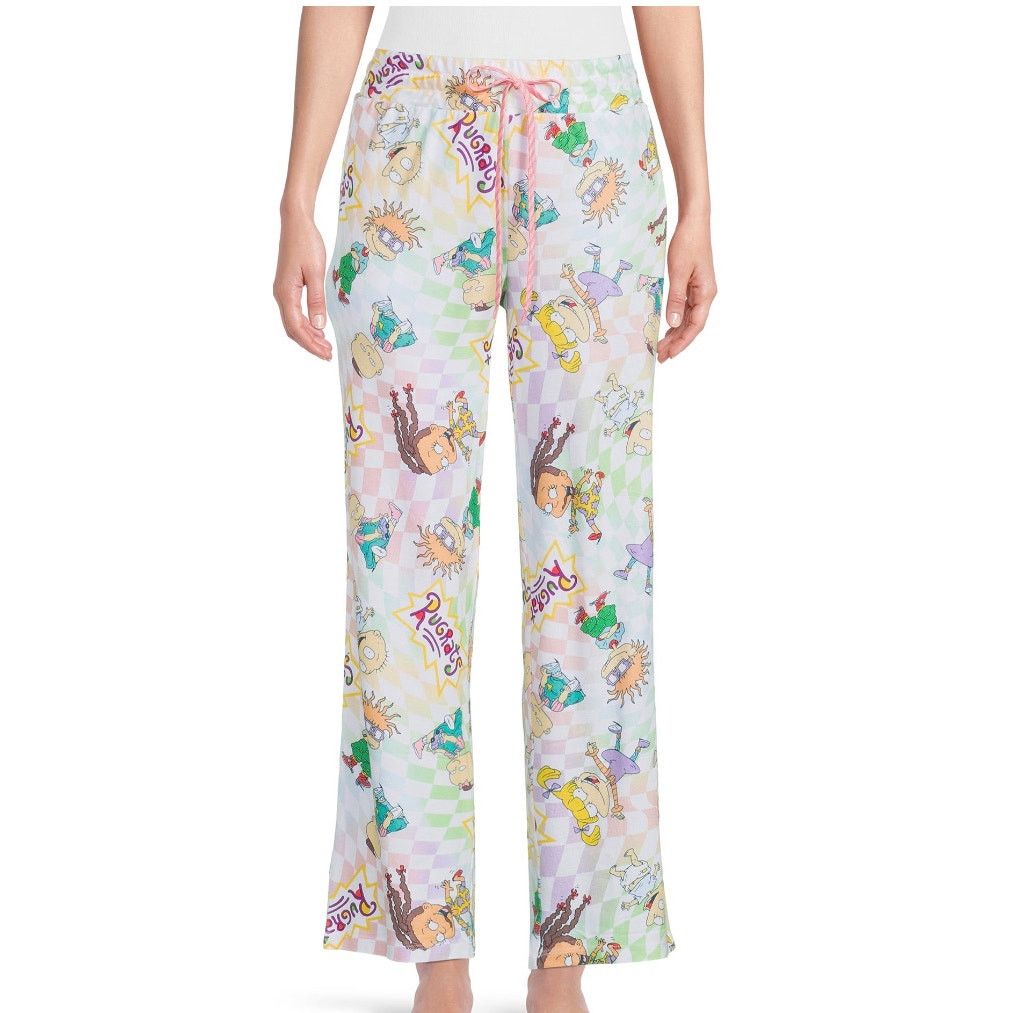 Nickelodeon 2X Rugrats Women’s Sleep Pajama Pants with Pockets White Size 40" / US 18 - 1 Thumbnail