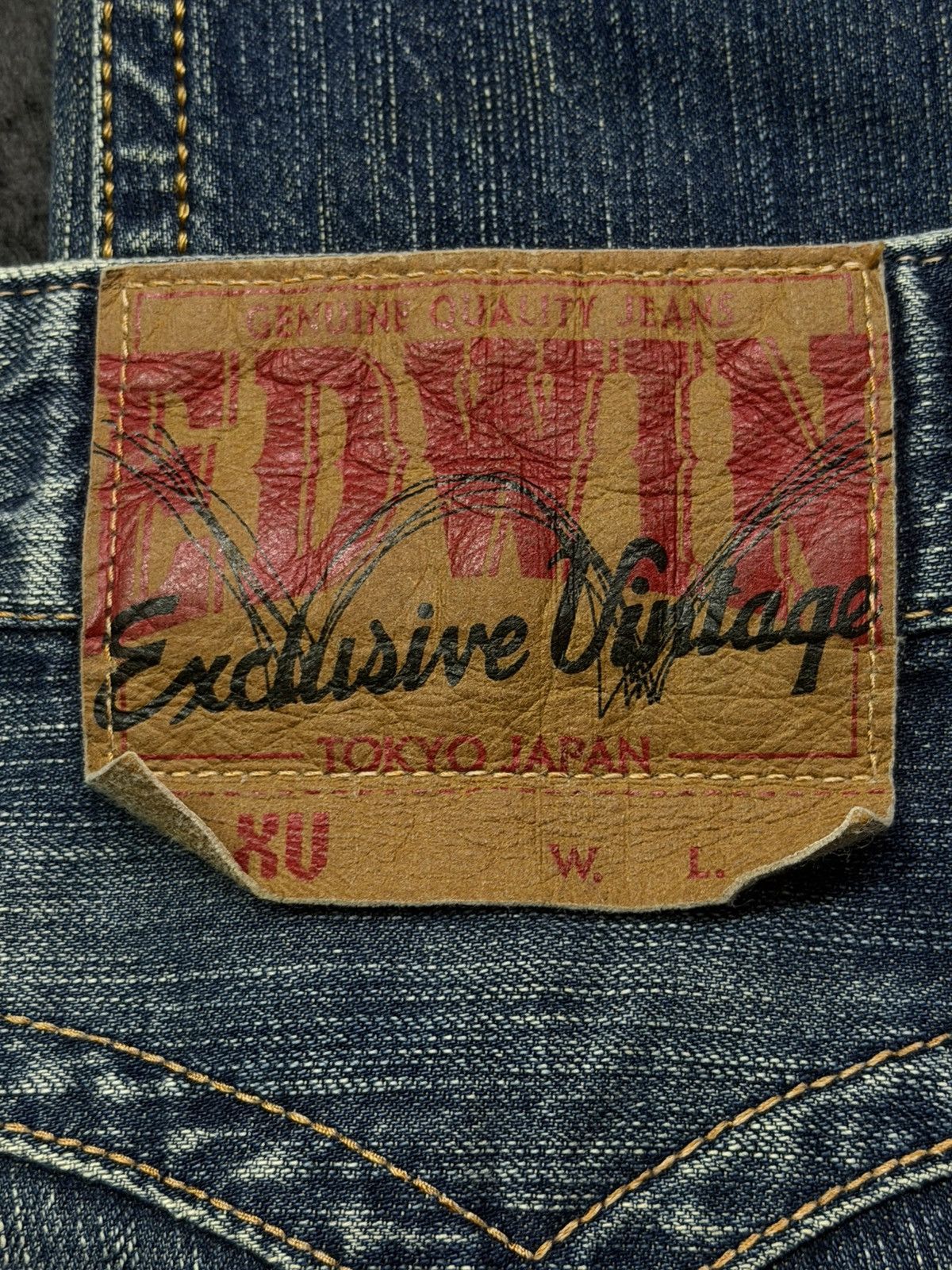 Edwin Vintage Edwin 463XVS Exclusive Vintage Japan Denim Jeans W34 Size US 34 / EU 50 - 13 Thumbnail