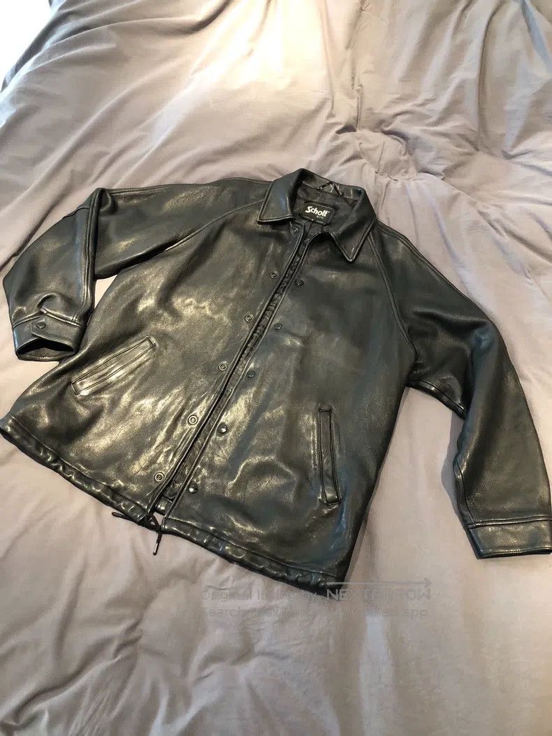Schott Schott Plant-tanned sheepskin coach jacket Size US XL / EU 56 / 4 - 3 Thumbnail