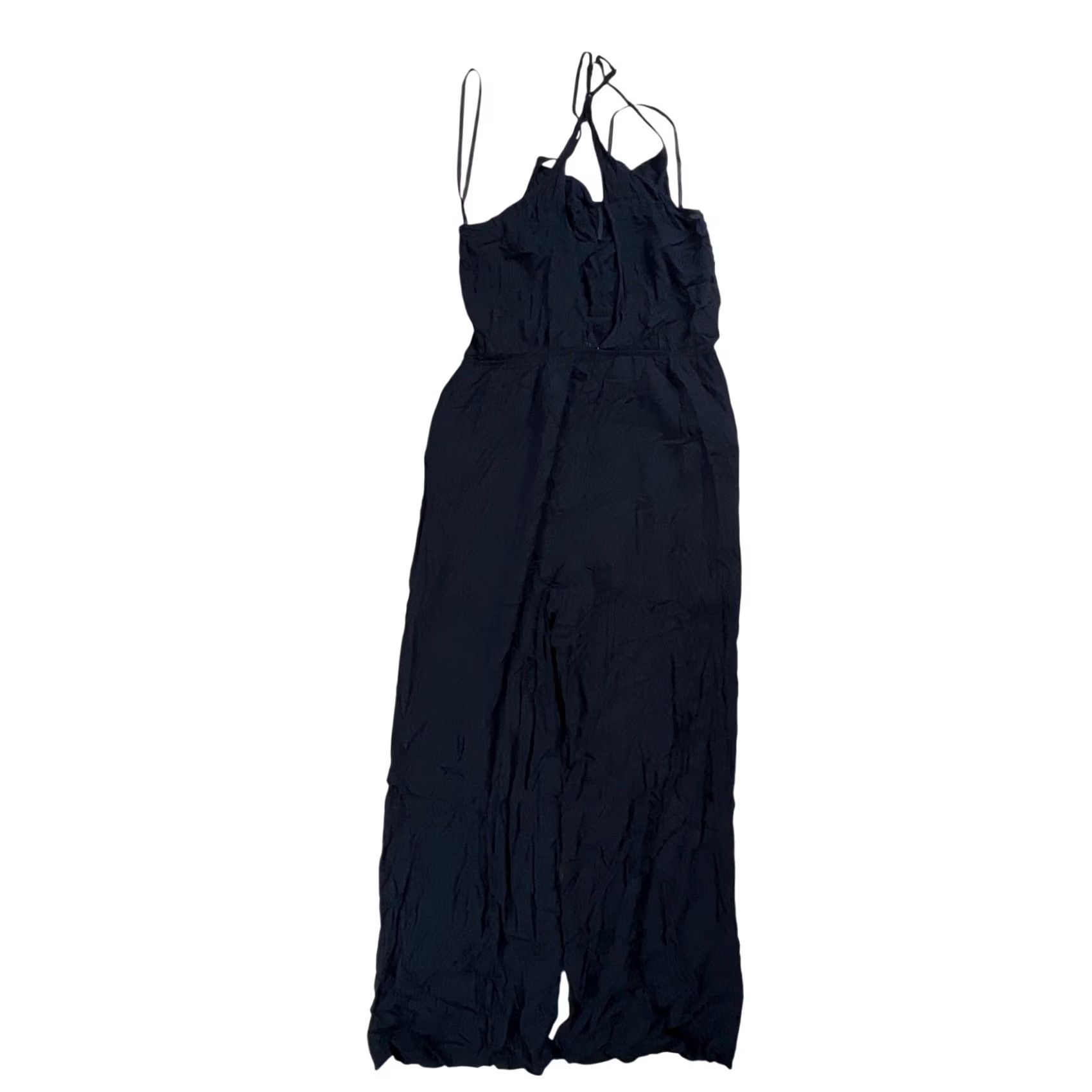 BCBGeneration BCBGeneration Black Sleeveless Adjustable Strap One-Piece Jumpsuit Womens L Size 36" / US 14 / IT 50 - 3 Thumbnail