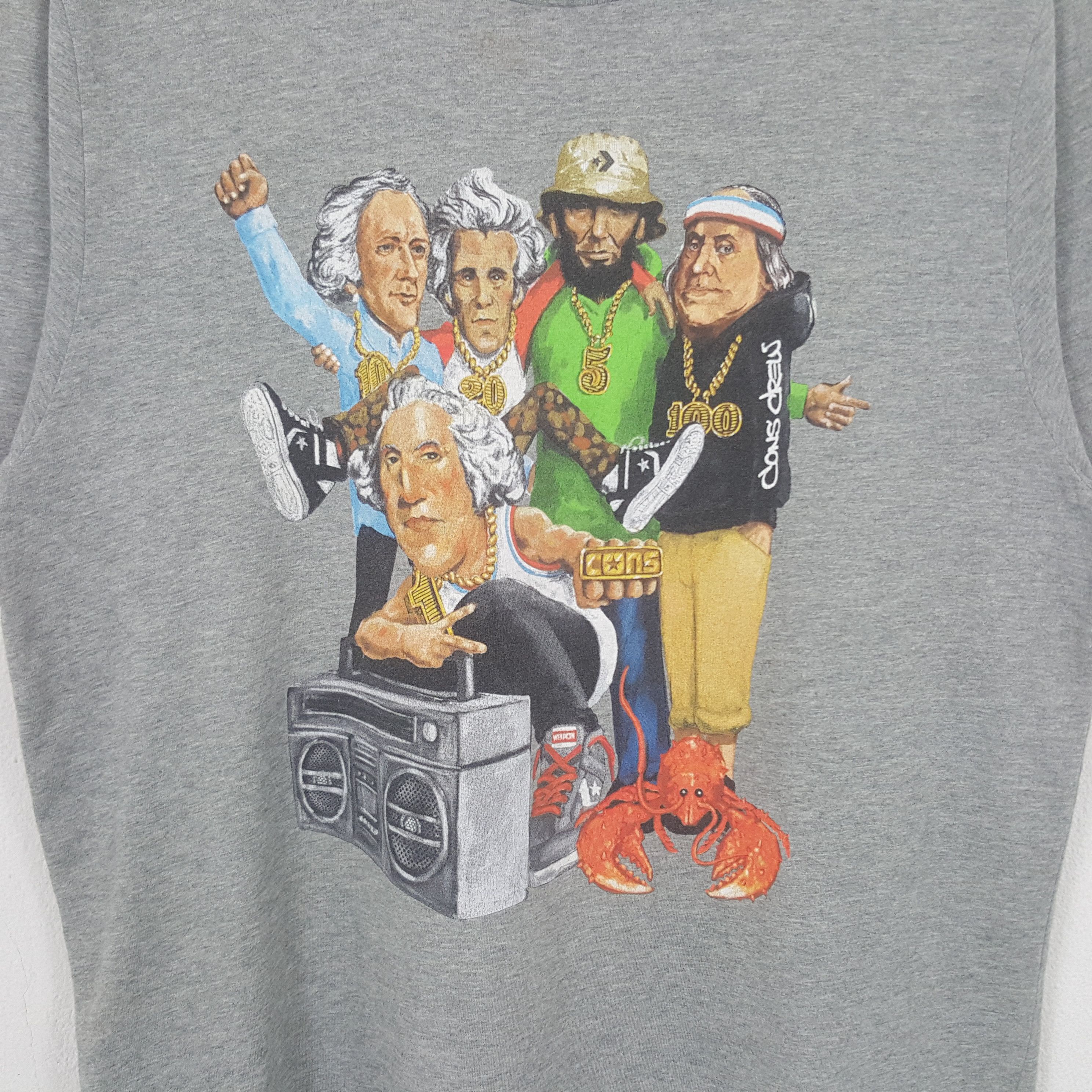 Converse Vintage Converse Cons American President Tshirt RR21 Size US L / EU 52-54 / 3 - 2 Thumbnail