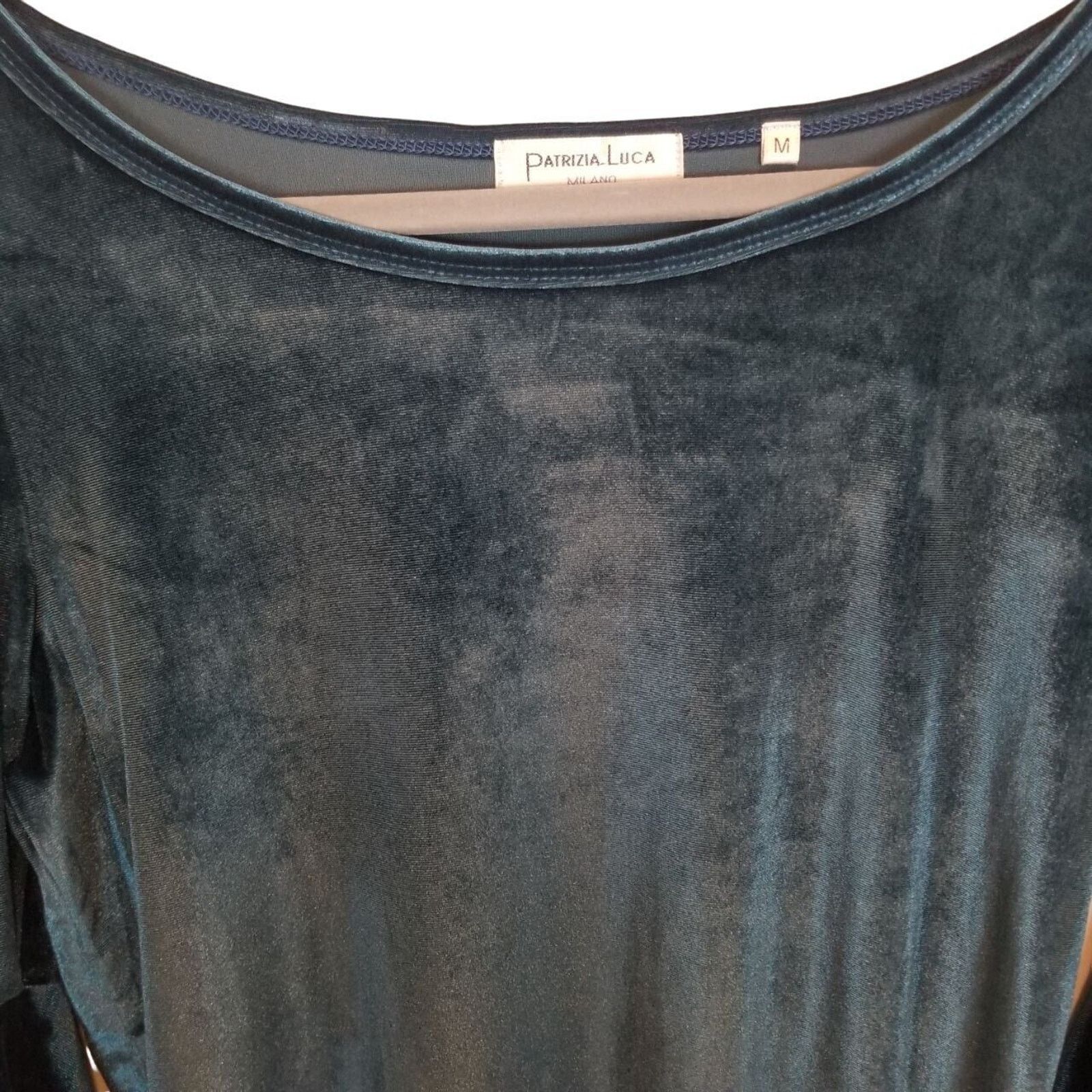 Patrizia Pepe Patrizia Luca Womens Velvet Top Whimsigoth M Fairy Grunge Size M / US 6-8 / IT 42-44 - 2 Thumbnail