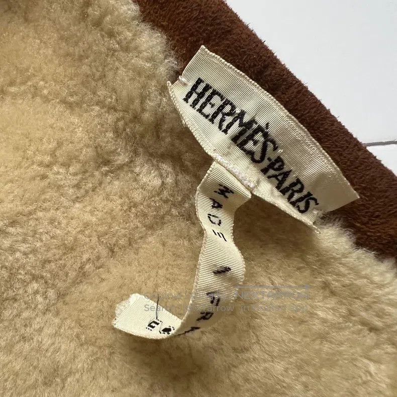 Hermes Hermes Wool Fur One-Piece Leather Jacket Size M / US 6-8 / IT 42-44 - 6 Thumbnail