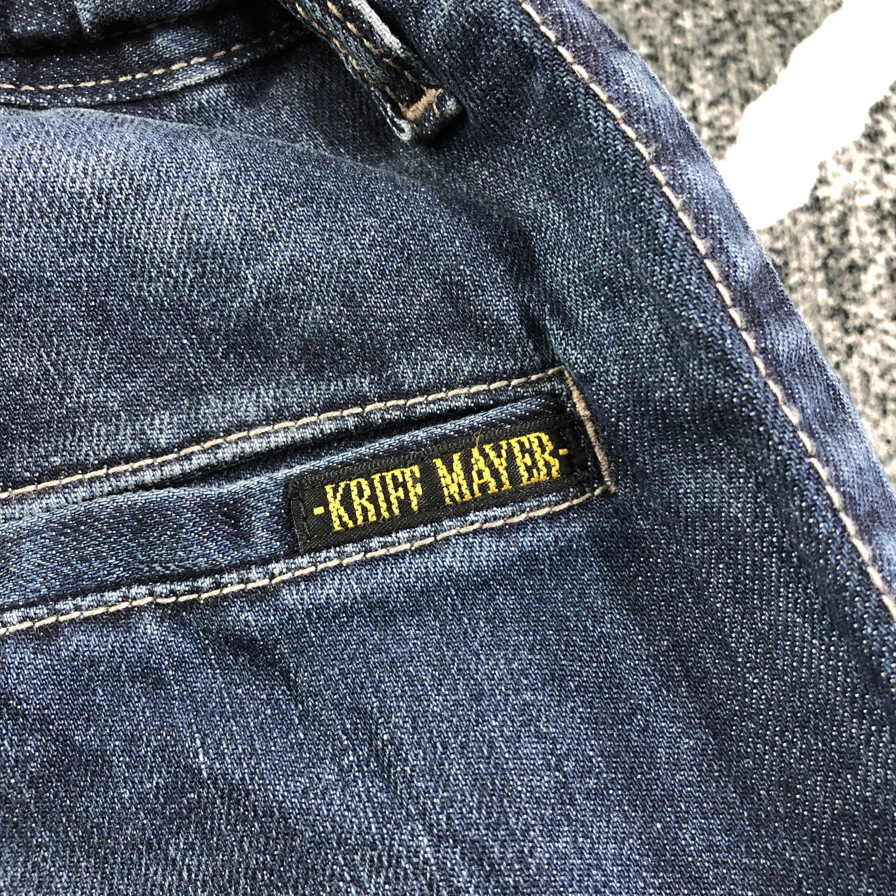 Japanese Brand Kriff Mayer Jeans Blue Parachute Denim KJ1760 Size US 27 - 5 Thumbnail