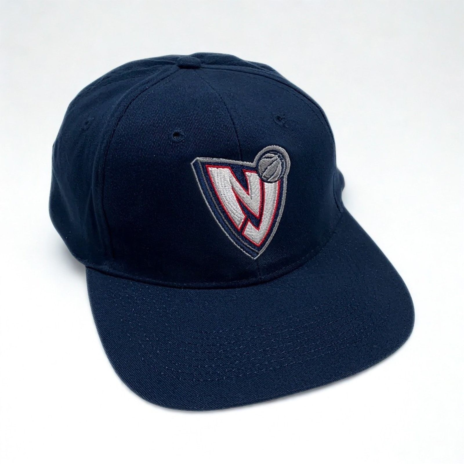 Other New Jersey Nets Blockhead Logo Vintage 90s Snapback Hat NBA Size ONE SIZE - 5 Thumbnail
