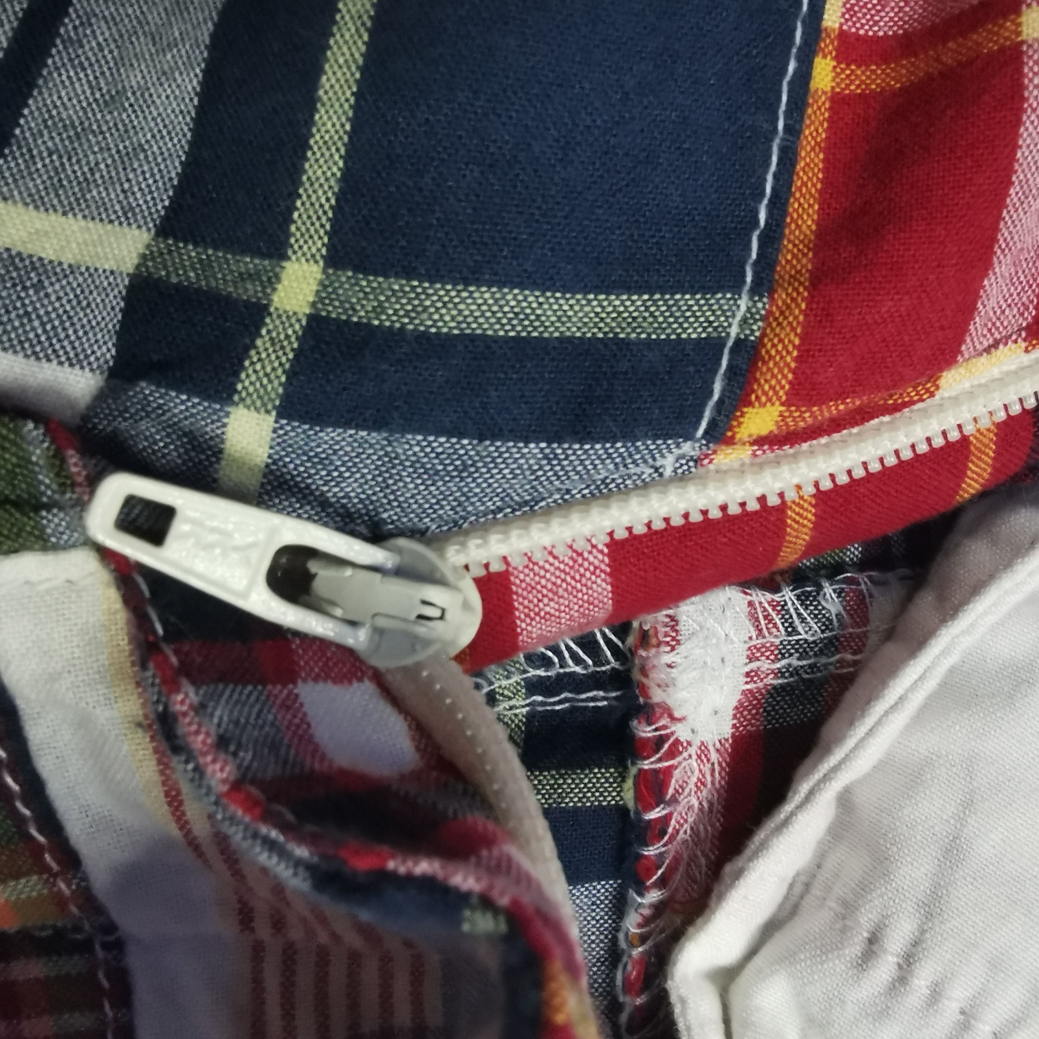 J.Crew 90s Indian Plaid Baggy Patchwork Pants Multicolor Rare Size US 36 / EU 52 - 8 Thumbnail
