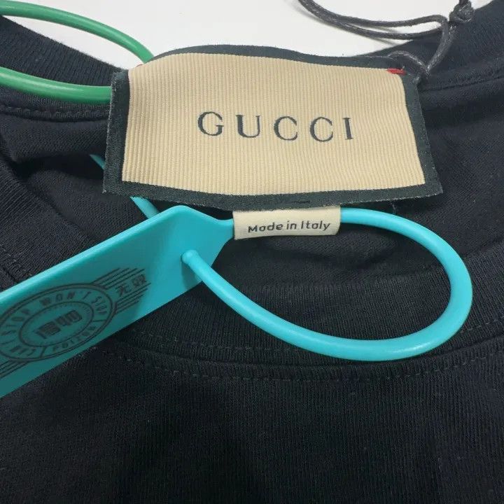 Gucci Gucci Gucci Black Short Sleeve Star Logo T-Shirt -2506 Size US L / EU 52-54 / 3 - 2 Thumbnail