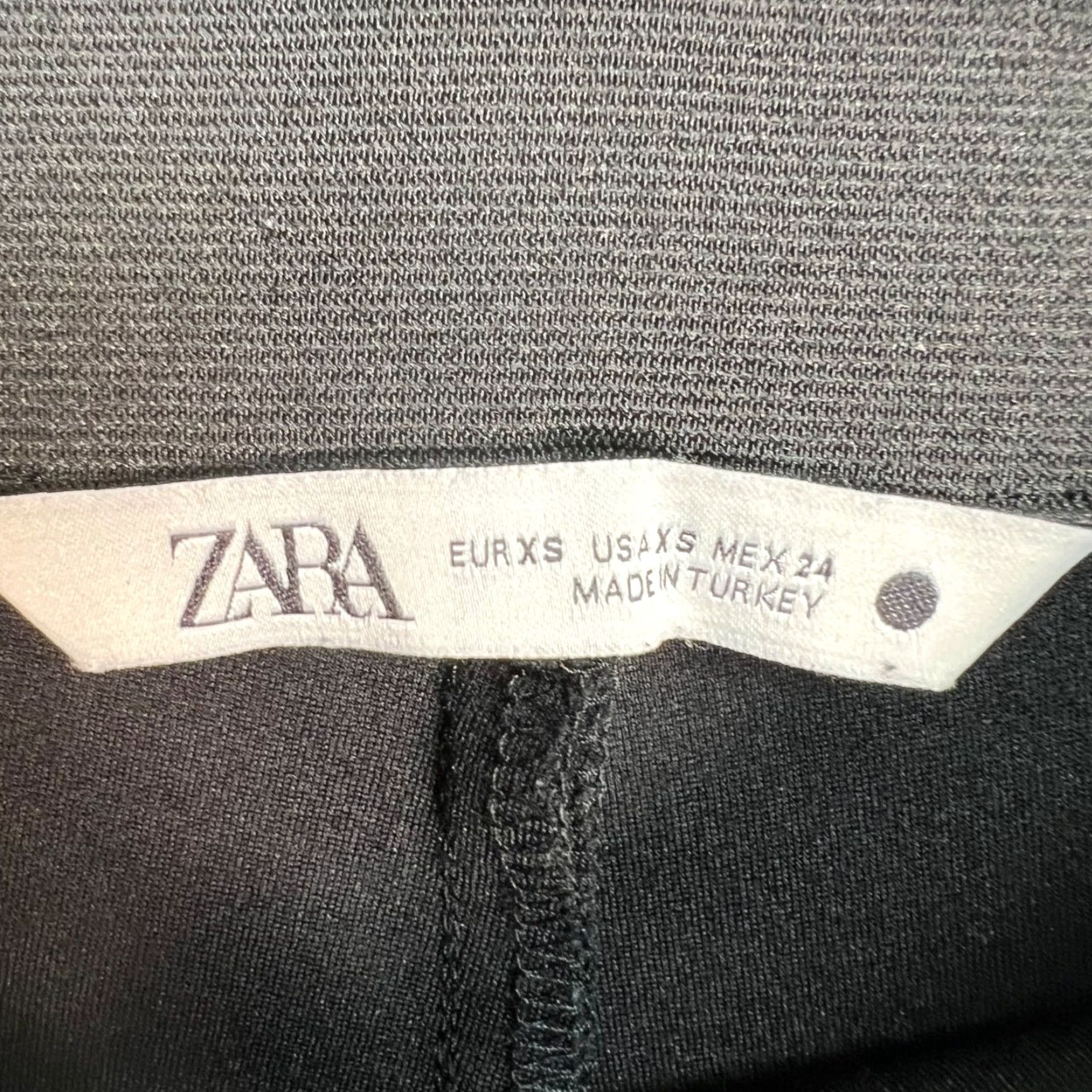 Zara Zara Womens XS Black Flared Leg High Waist Pants Dress Pants Formal Casual Women's XS Flared Leg Pants Size 26" / US 2 / IT 38 - 3 Thumbnail