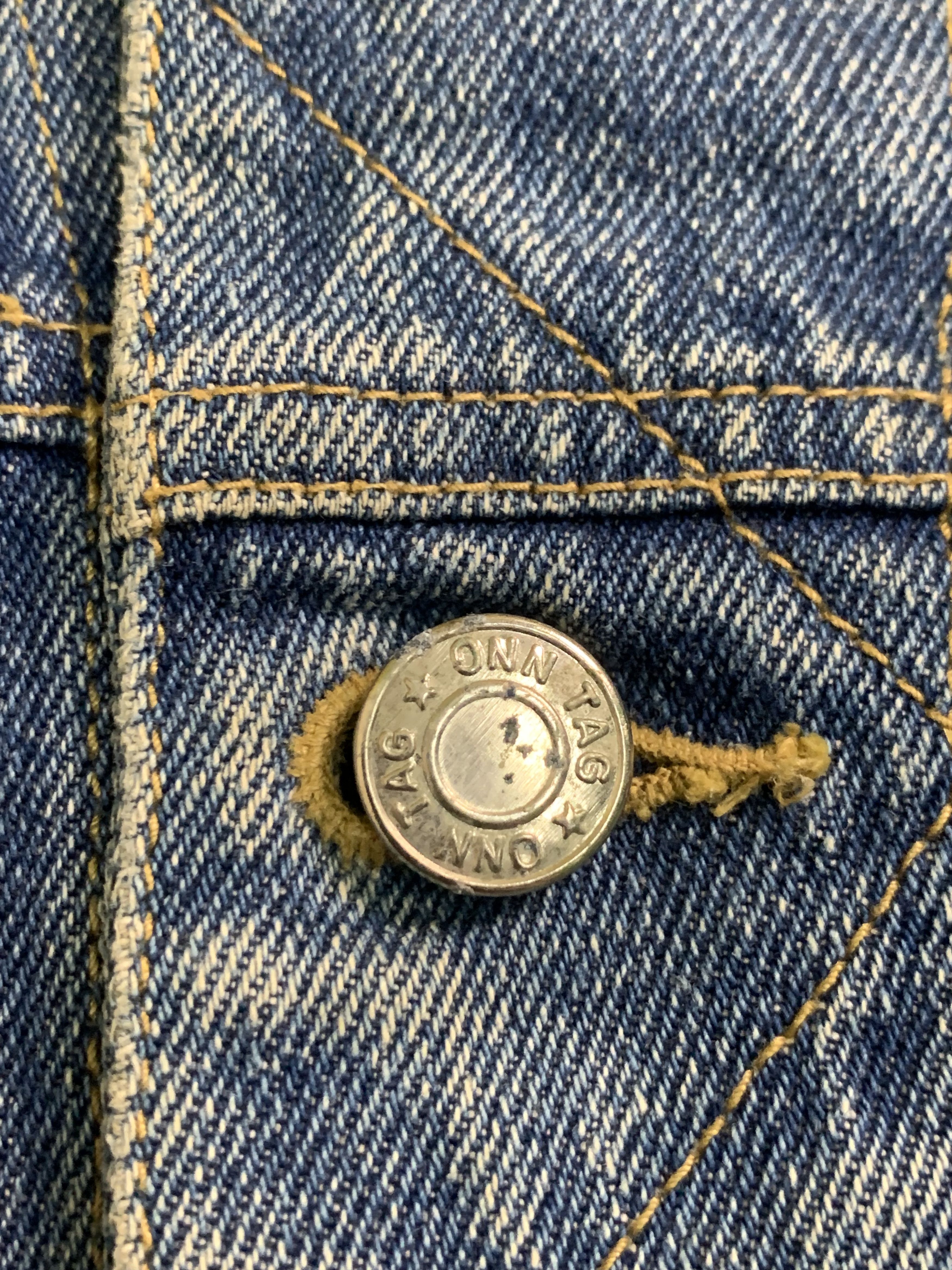 Japanese Brand Rare Design Vintage Onn Tag Enjoyable Trucker Jackets Size US M / EU 48-50 / 2 - 7 Thumbnail