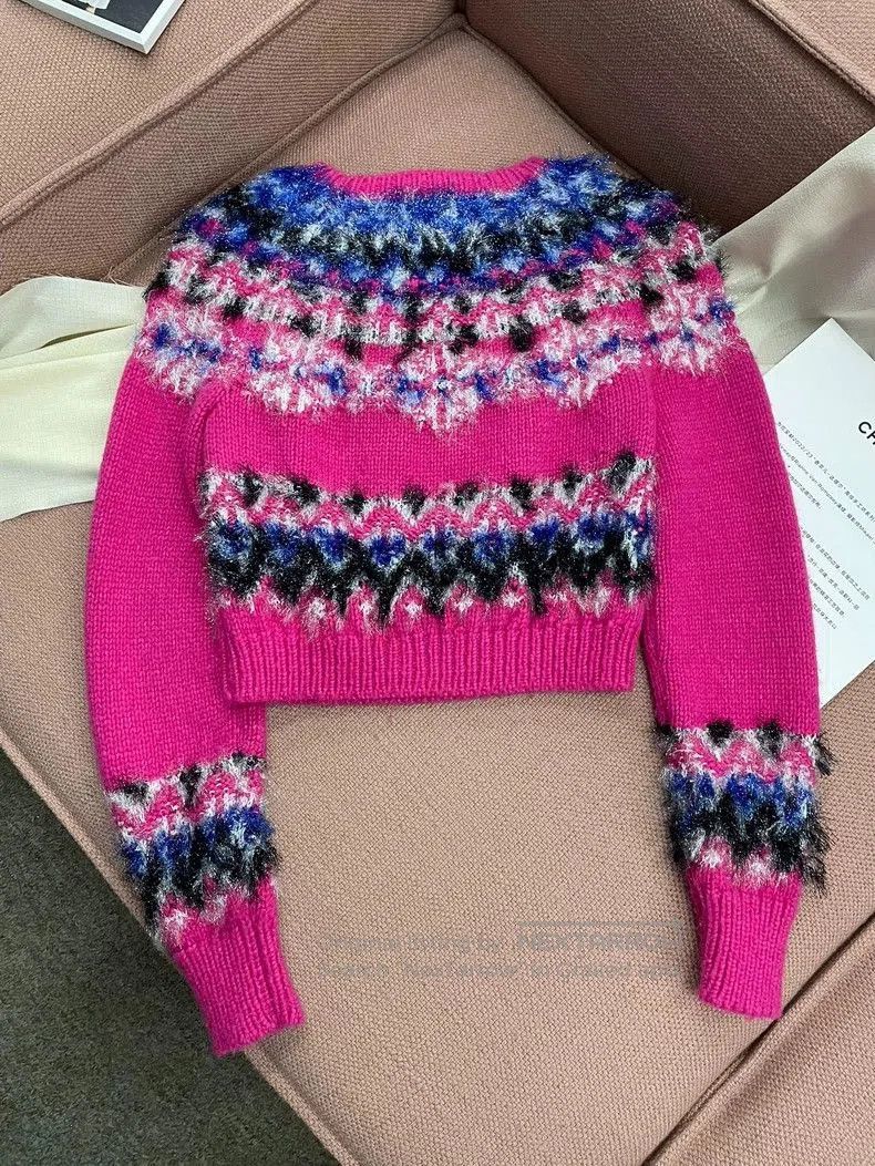 Chanel Chanel 21K Pink Cashmere Knit Sweater. Size US M / EU 48-50 / 2 - 3 Thumbnail