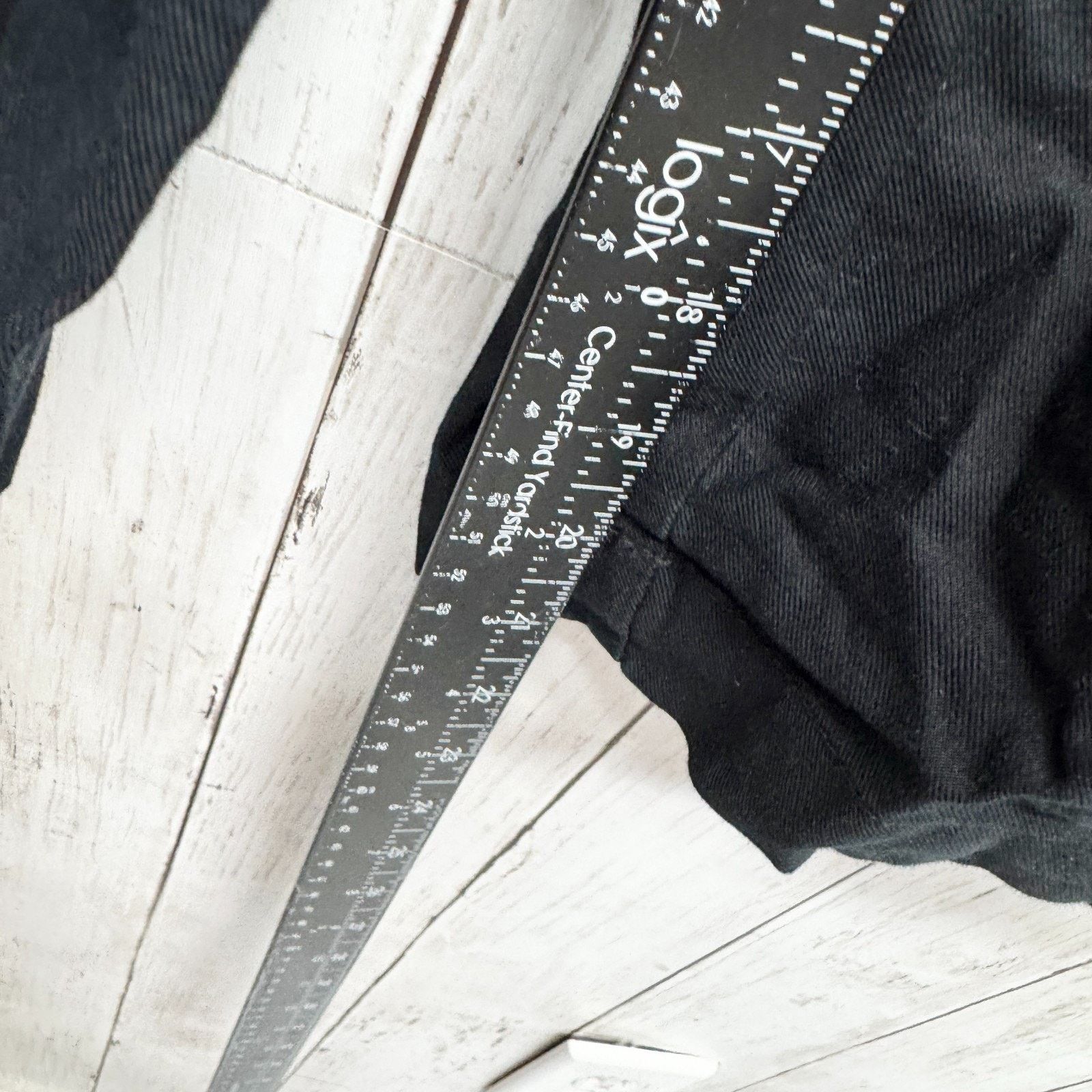Calvin Klein Calvin Klein Pants 16W Black Crop Flared Wide Leg Belted Size 42" / US 20 - 5 Thumbnail
