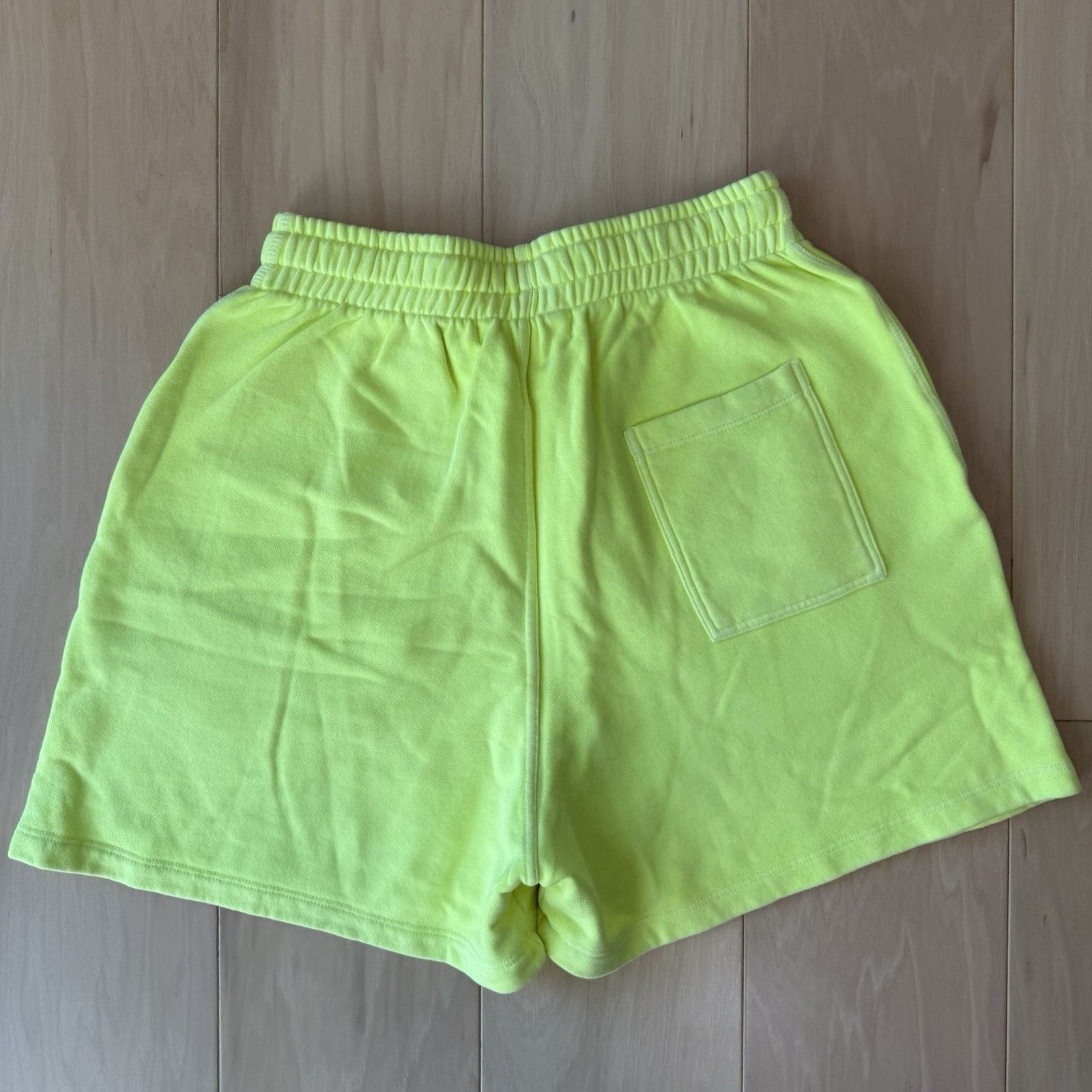 P448 P448 Shorts Medium Neon Green Fleece Summer Streetwear Size US 28 / EU 44 - 8 Thumbnail