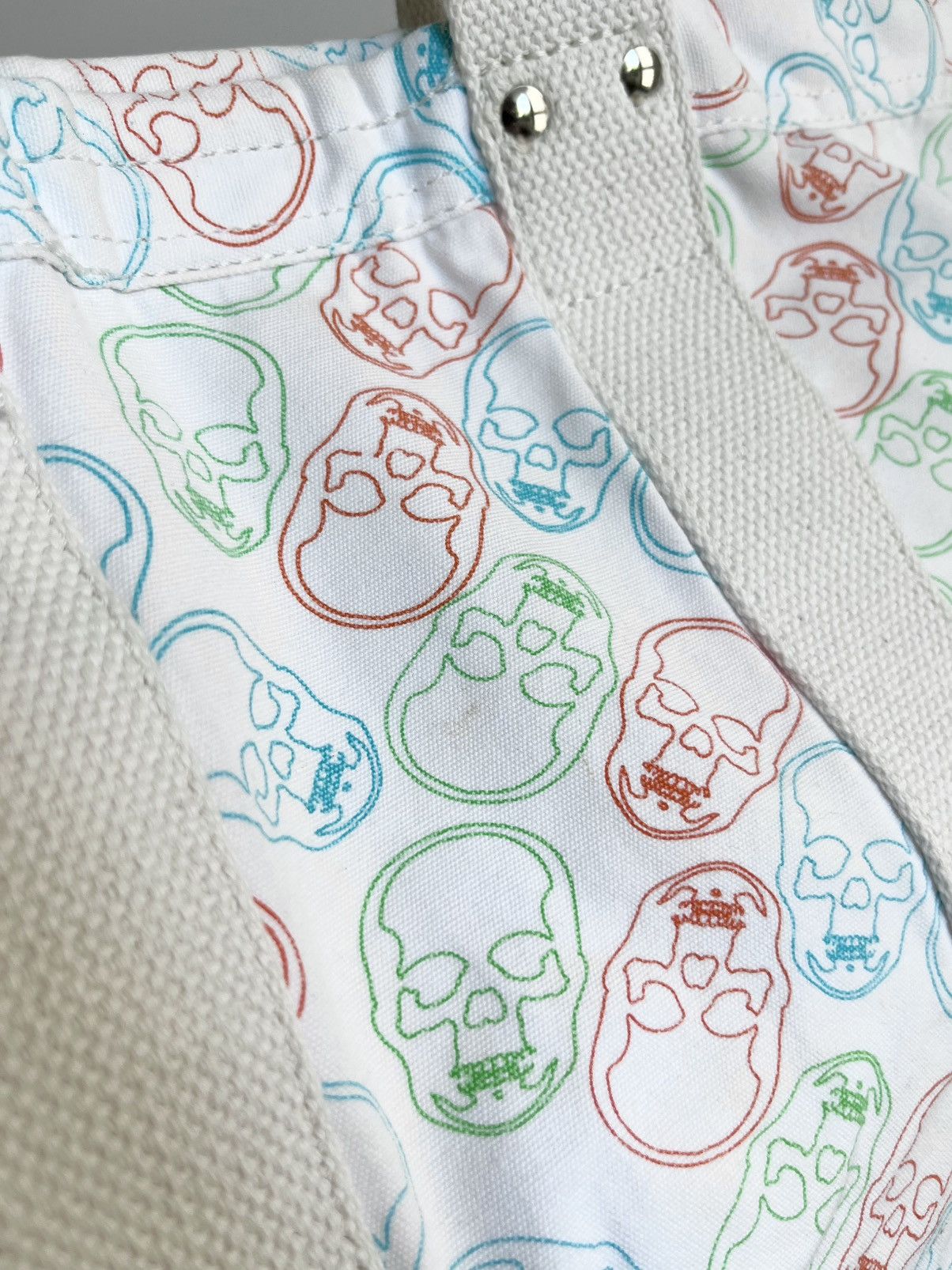 Lucien Pellat-Finet Archive Lucien Pellat Finet rainbow skull canvas shopper bag Size ONE SIZE - 13 Thumbnail