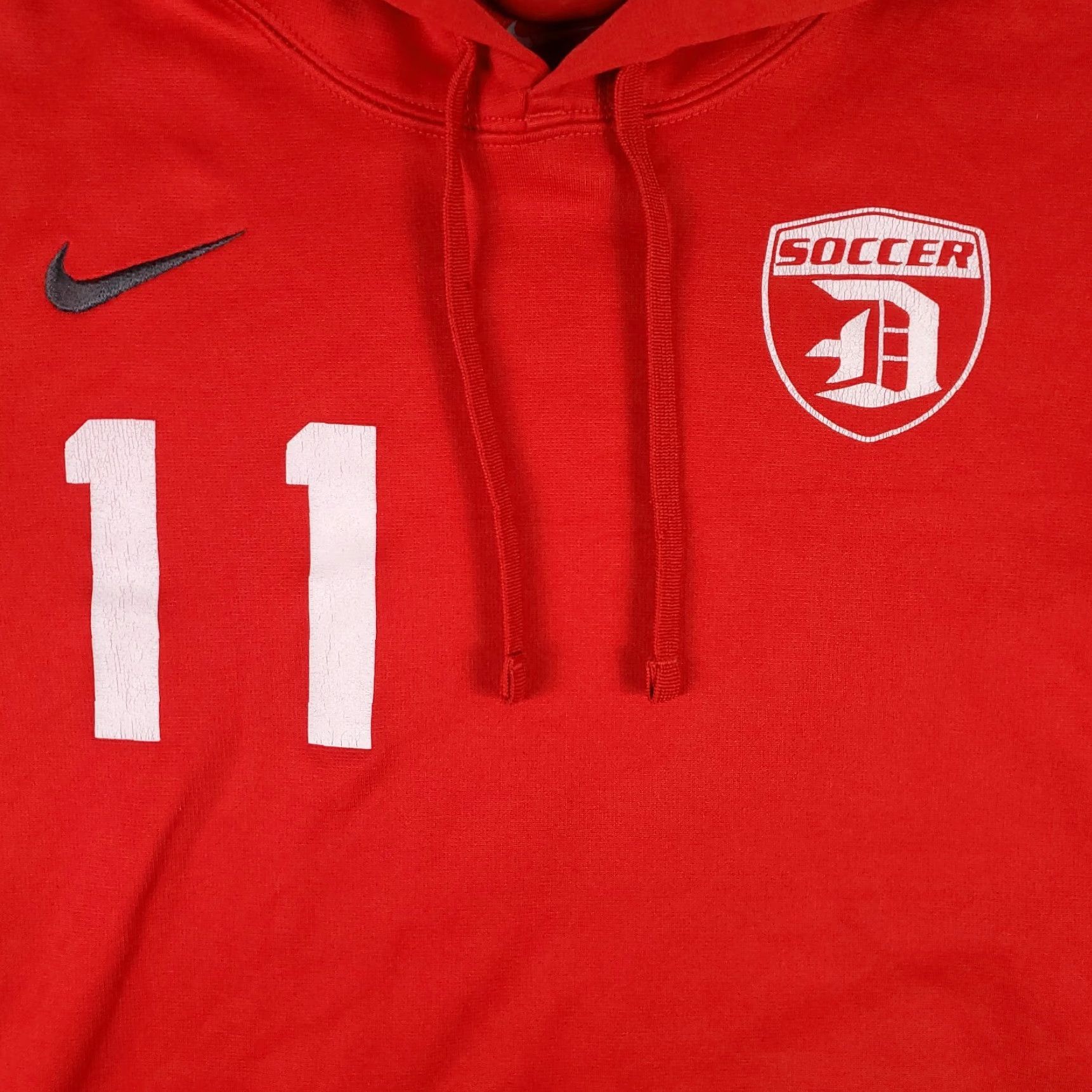 Nike Nike Hoodie Mens Small Red Pullover Casual Sweatshirt Fleece Swoosh Size US S / EU 44-46 / 1 - 2 Thumbnail
