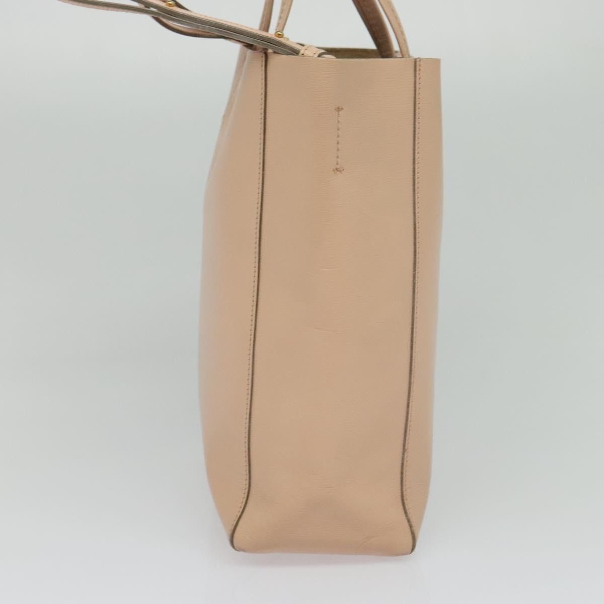 Celine CELINE Vertical Cavas Hand Bag Leather Pink Gold Size ONE SIZE - 5 Thumbnail