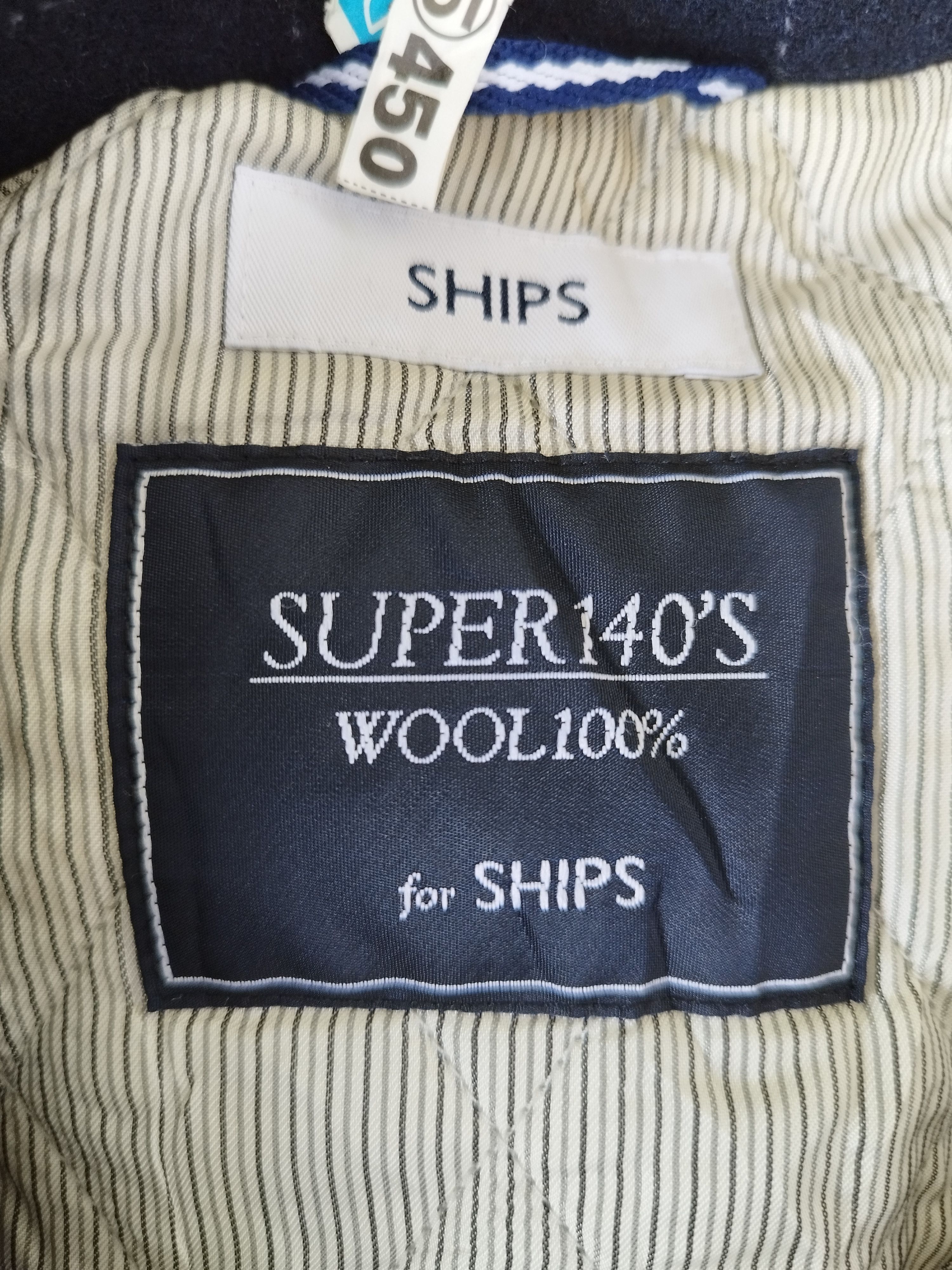 SHIPS Ships jacket plaid wool overcoat Size US M / EU 48-50 / 2 - 5 Thumbnail